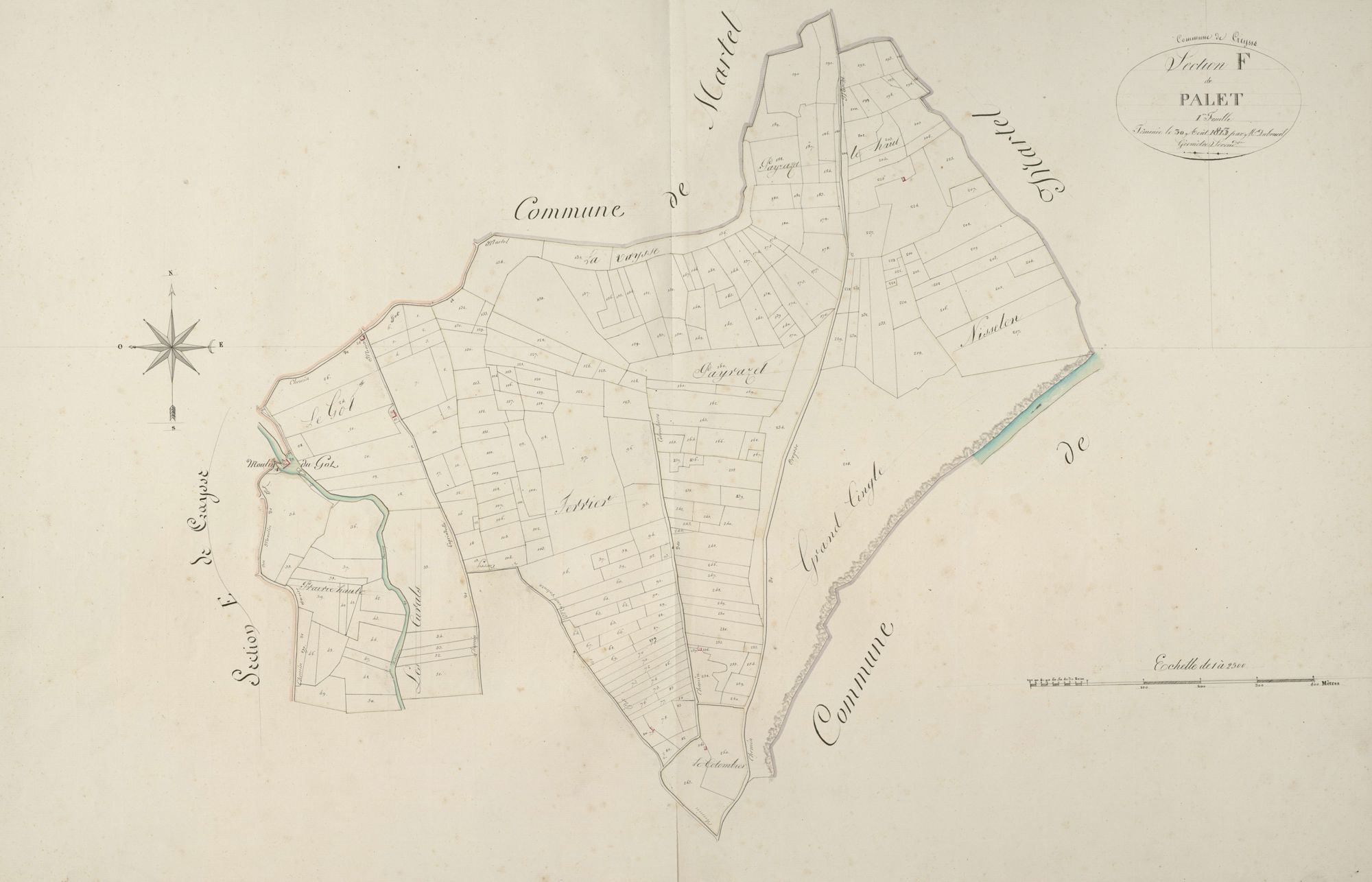section F de Palet, 1ère feuille