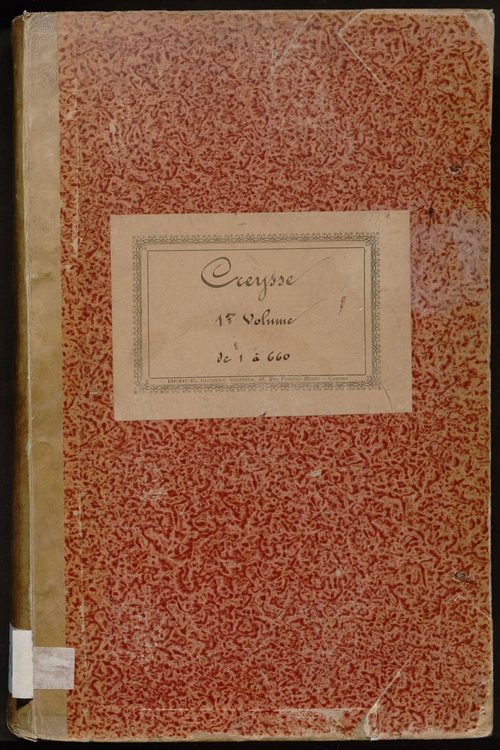 Folios 1-660. Augmentations et diminutions (1869-1914)