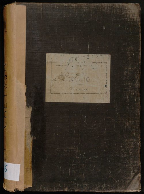 Folios 1-492. Augmentations et diminutions (1913-1962)