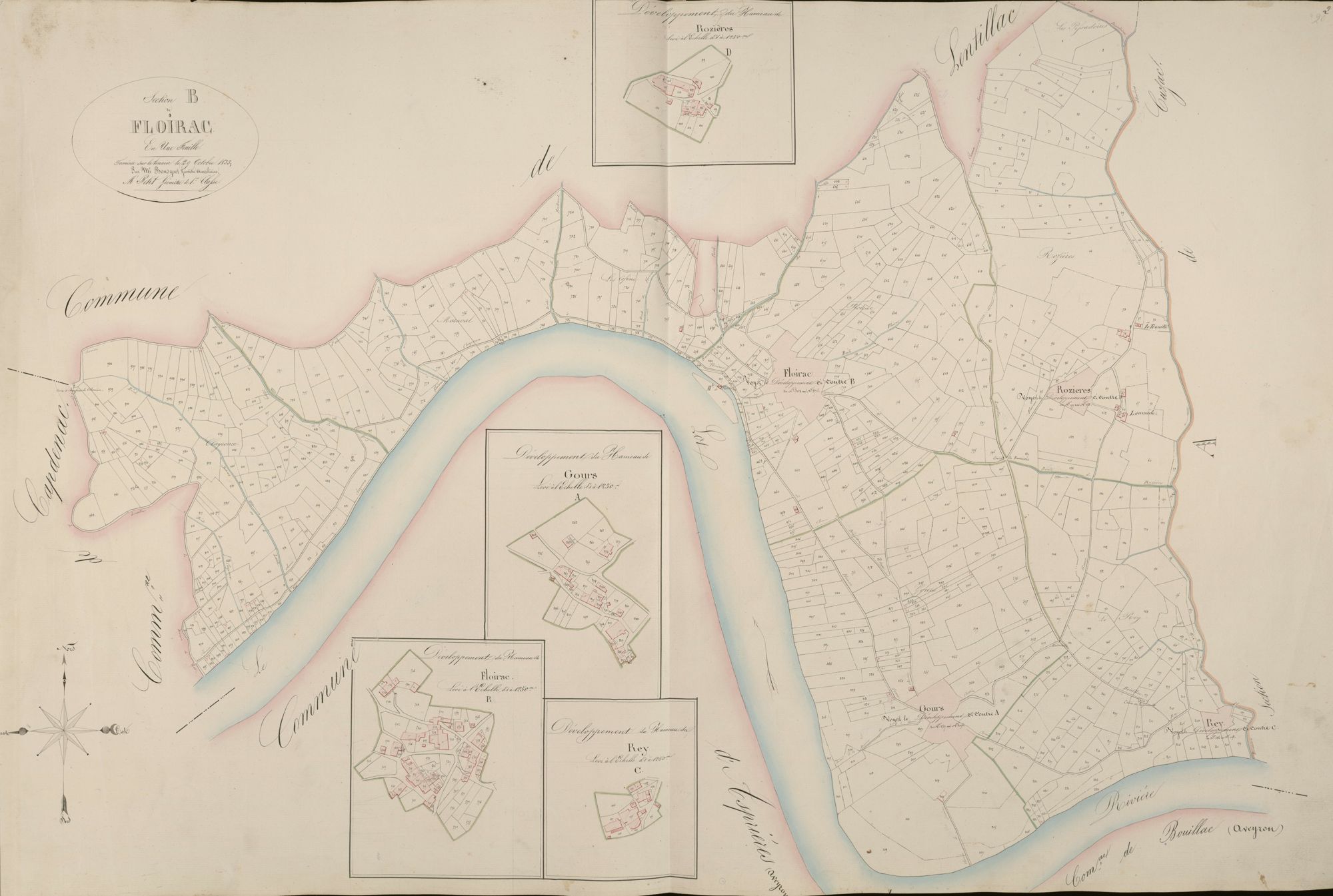 section B de Floirac, 1ère feuille