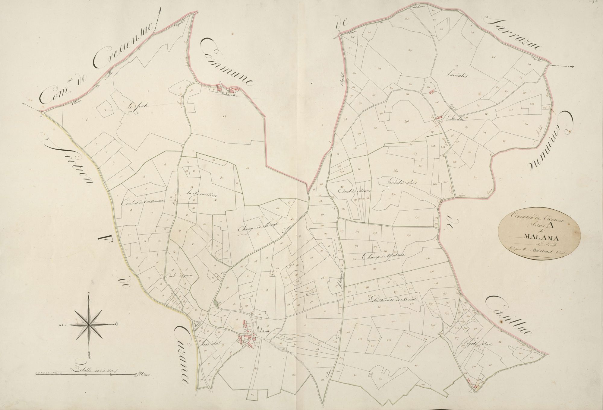 section A de Malama, 1ère feuille