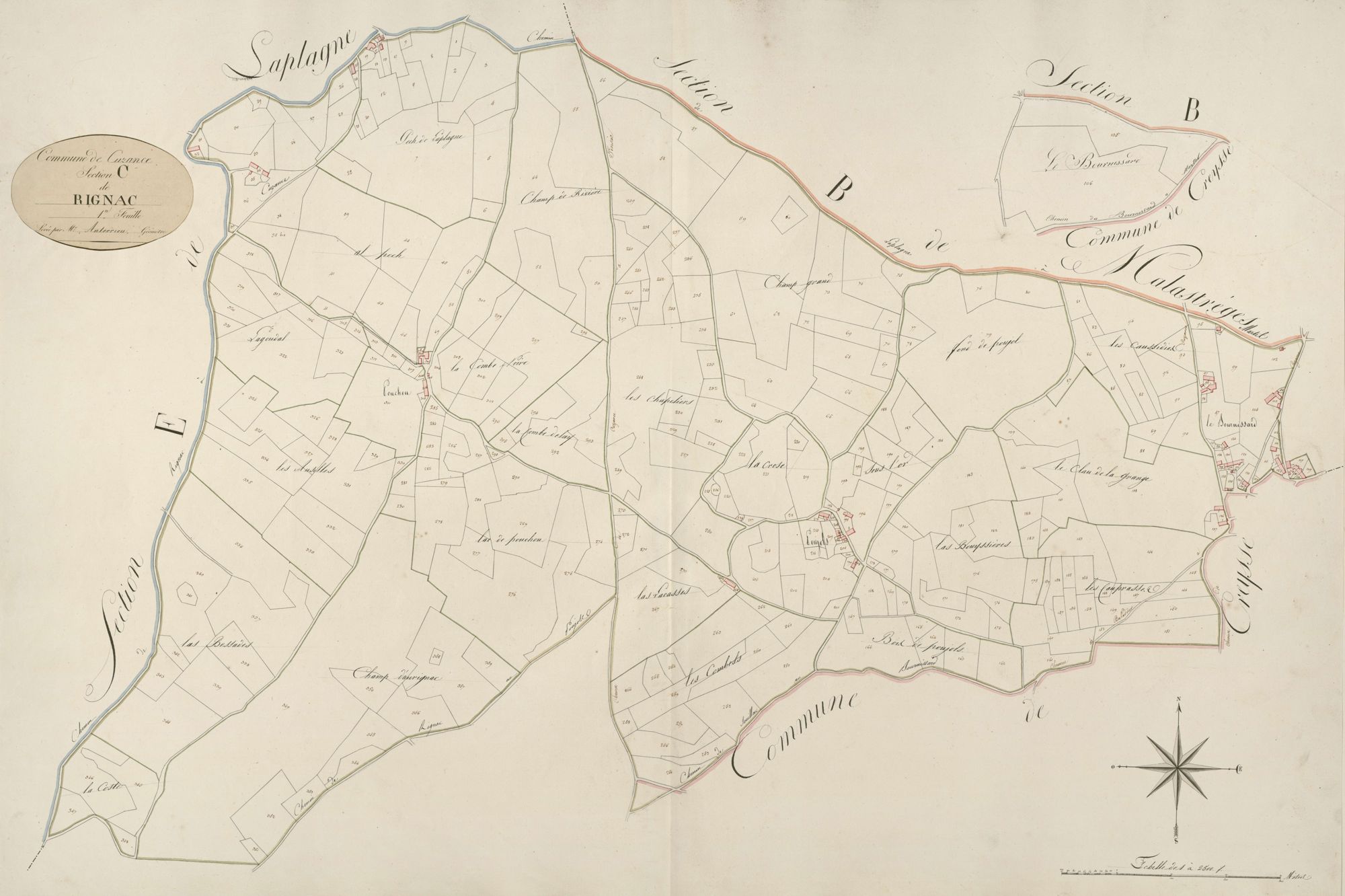section C de Rignac, 1ère feuille