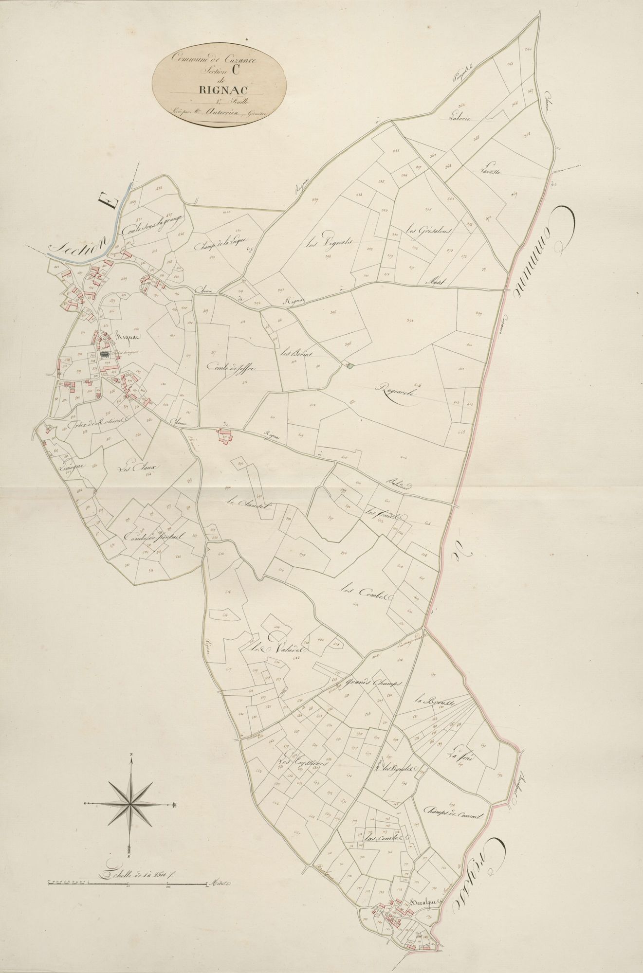 section C de Rignac, 2ème feuille