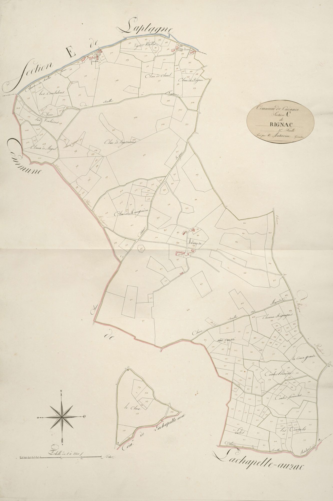 section C de Rignac, 3ème feuille