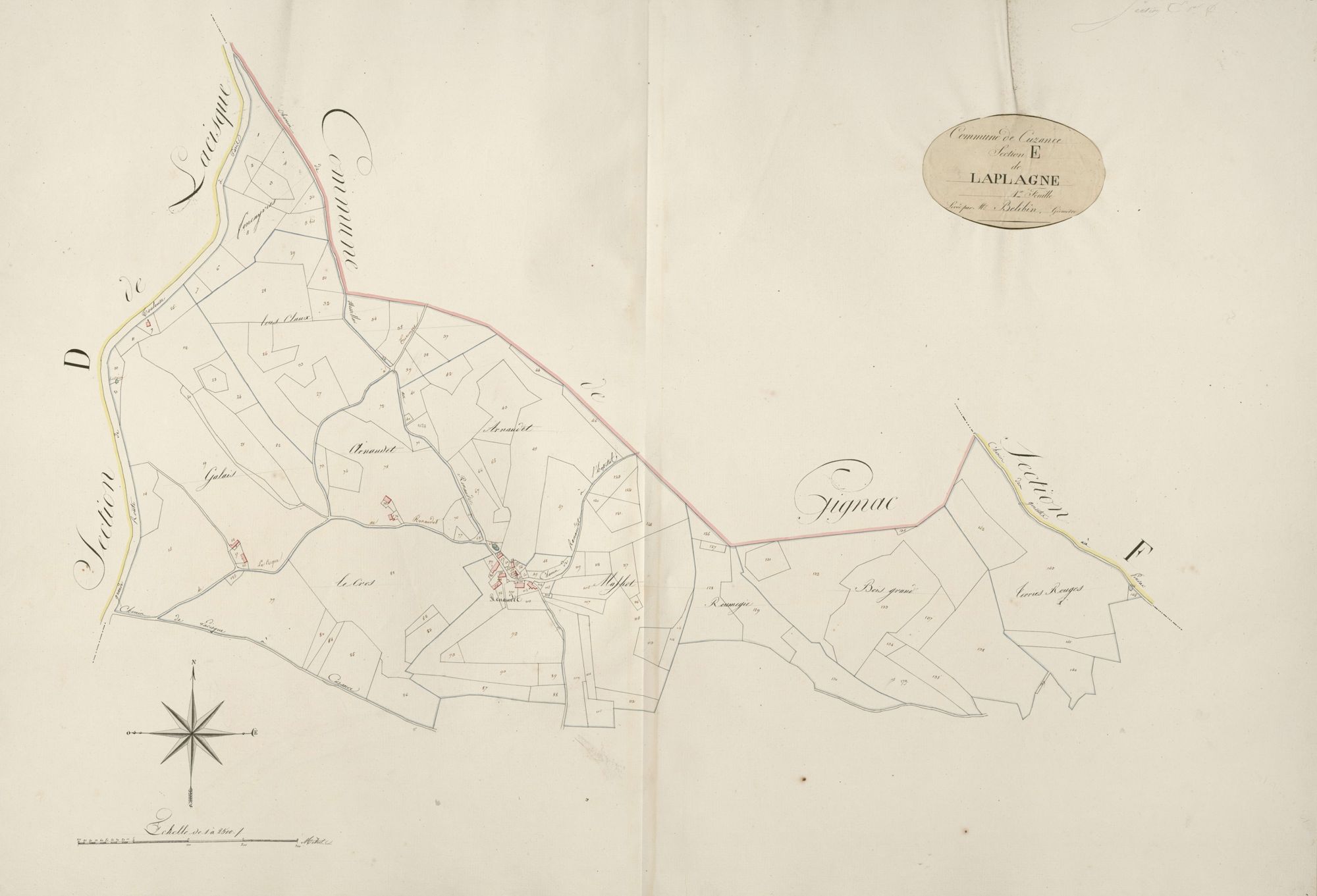 section E de Laplagne, 1ère feuille