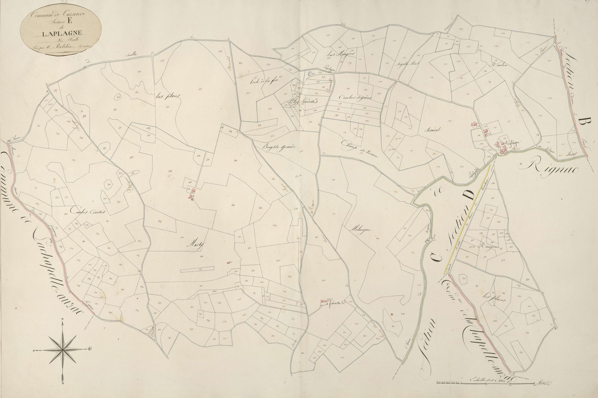 section E de Laplagne, 3ème feuille