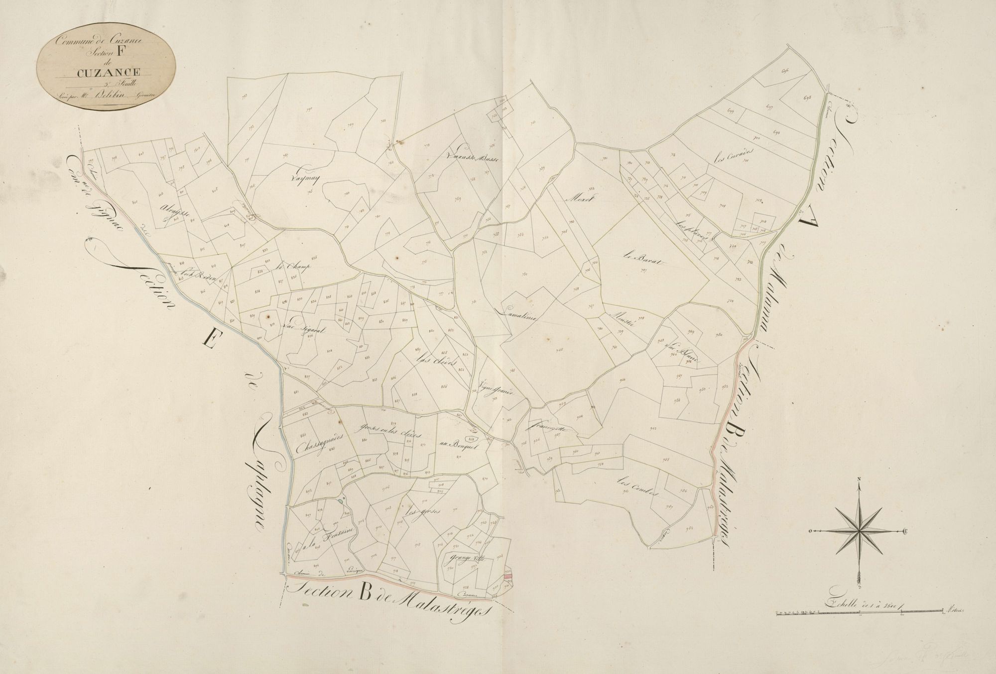 section F de Cuzance, 3ème feuille