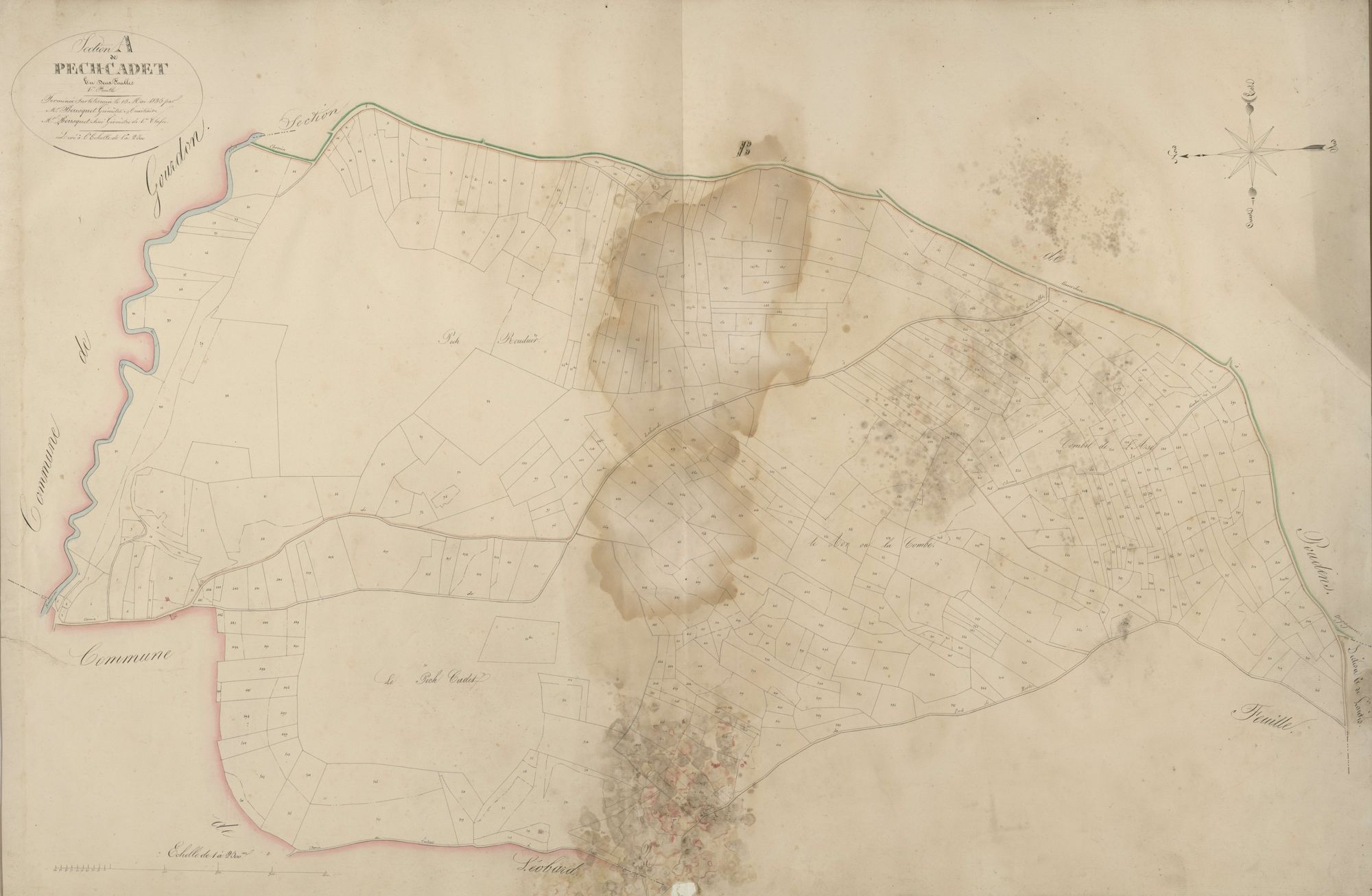 section A de Pech-Cadet, 1ère feuille