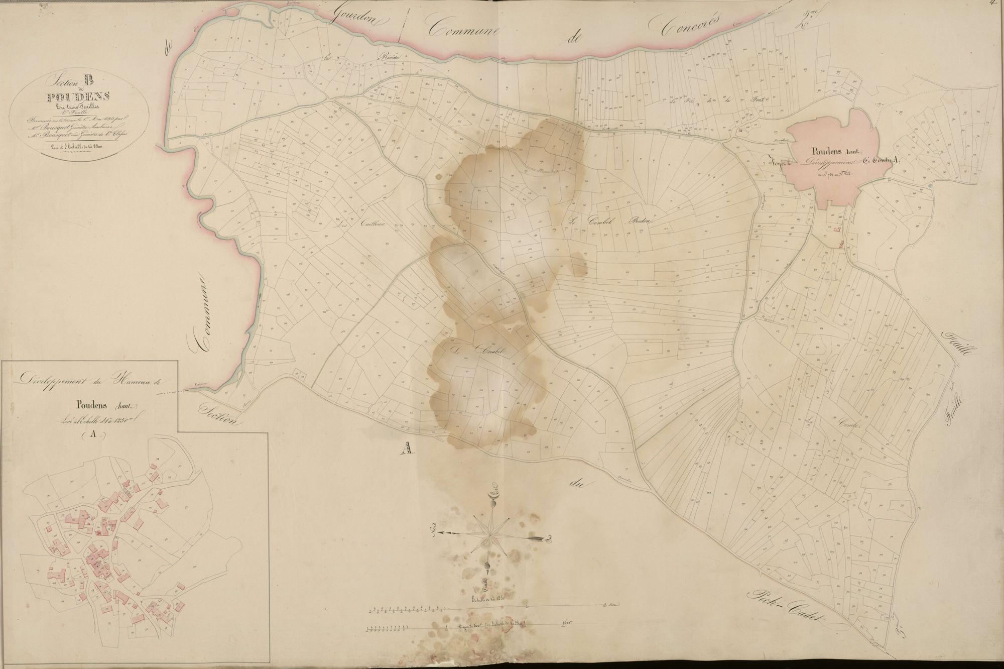 section B de Poudens, 1ère feuille