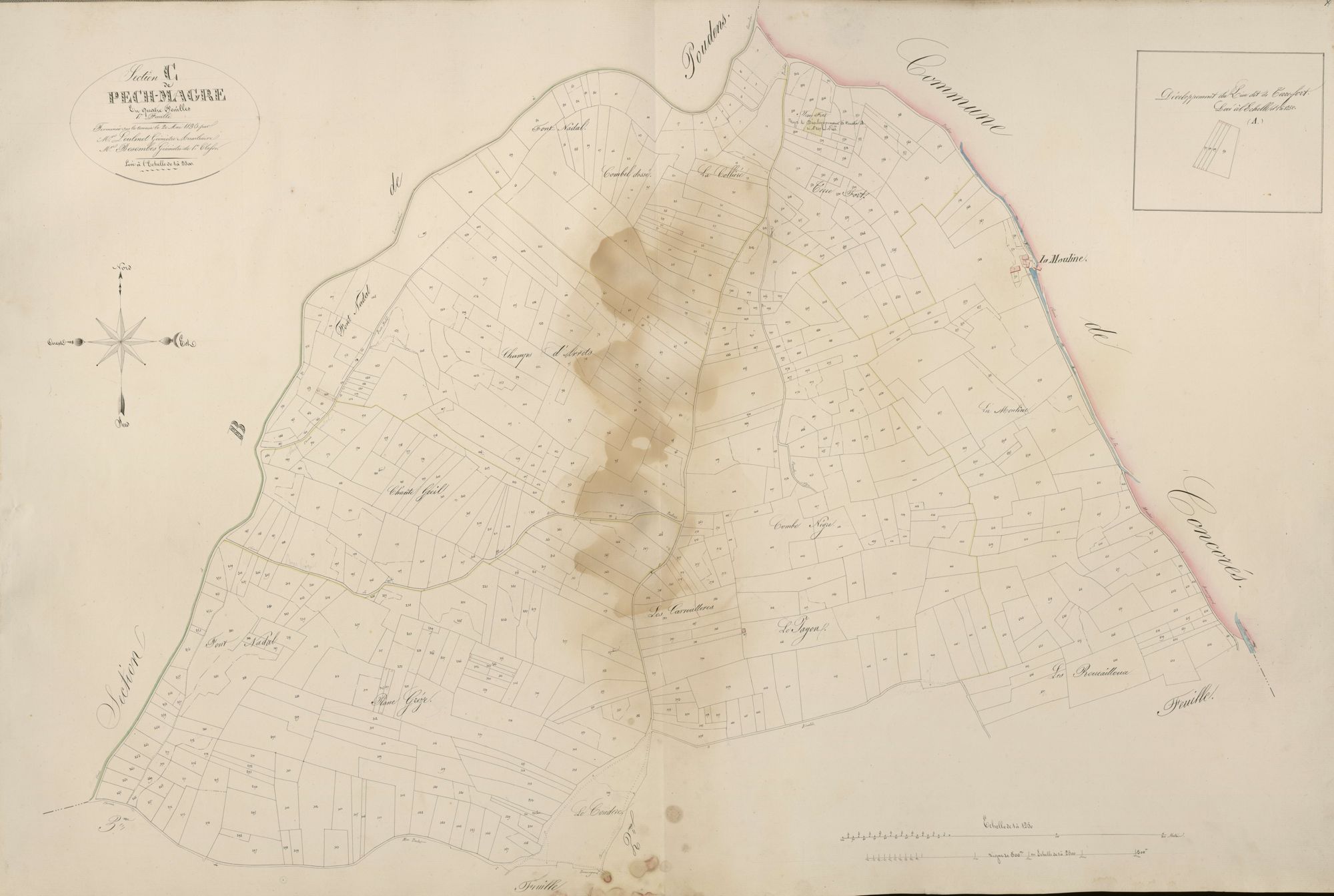 section C de Pech-Magre, 1ère feuille