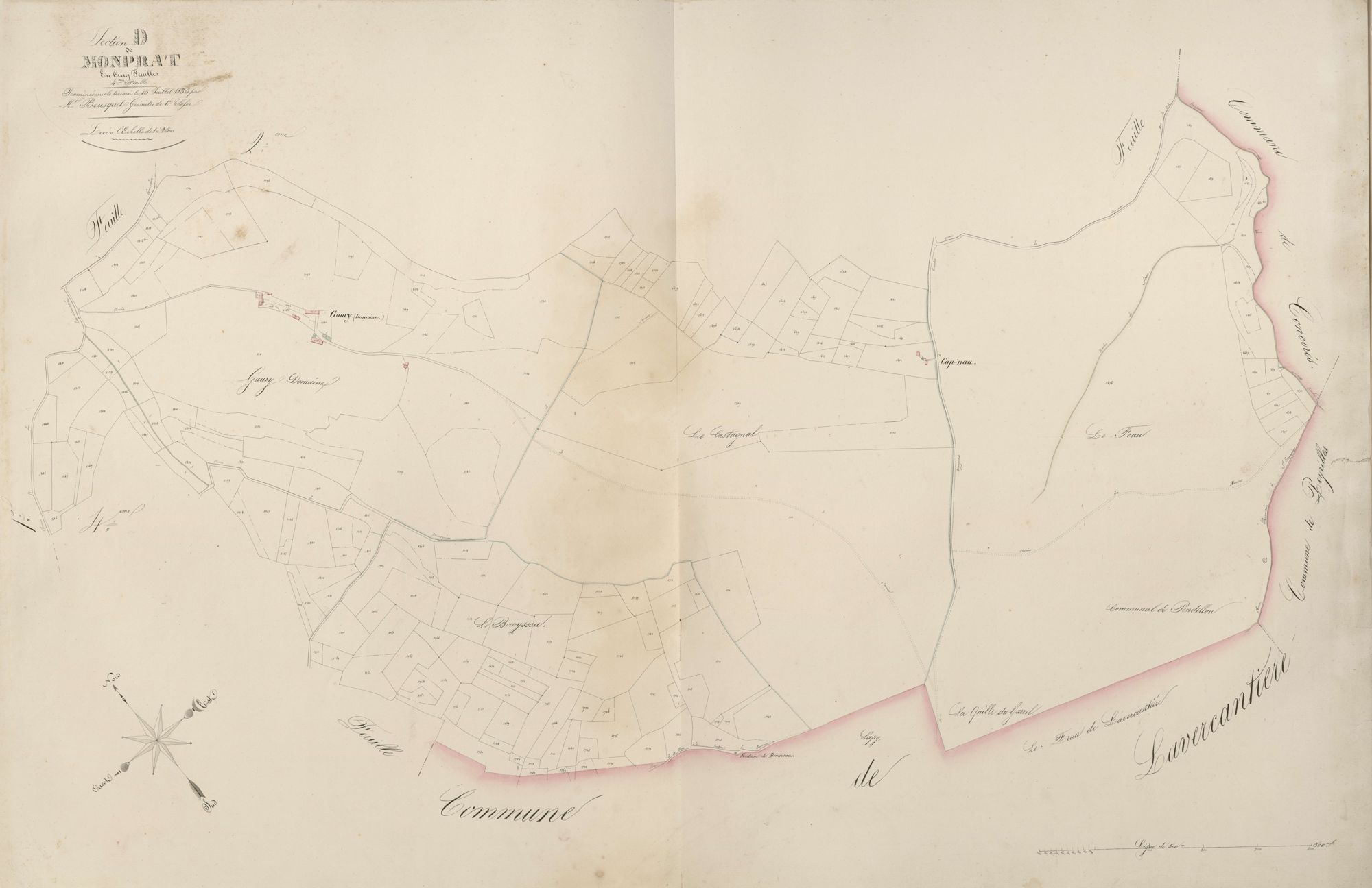 section D de Monprat, 4ème feuille