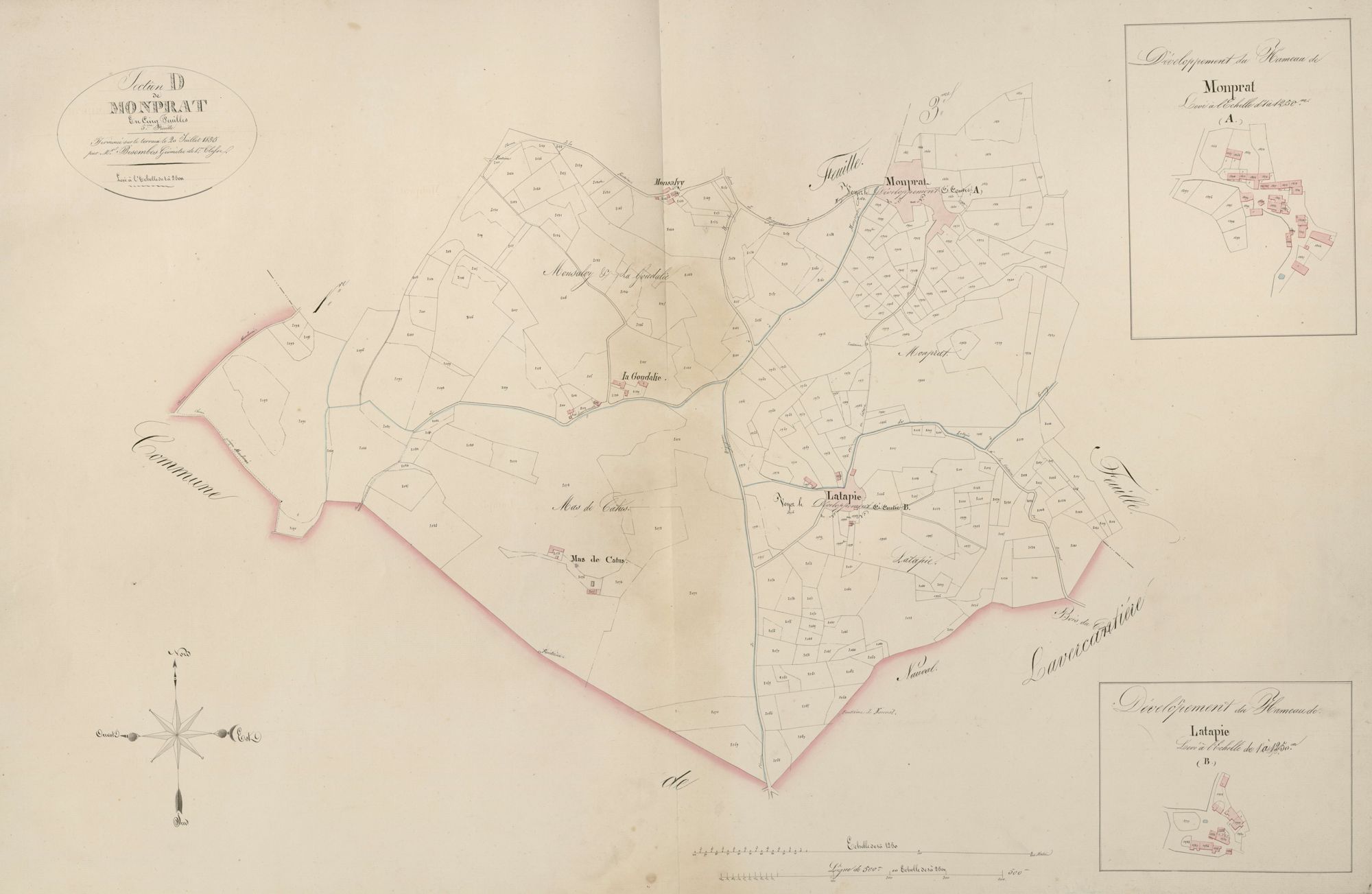 section D de Monprat, 5ème feuille