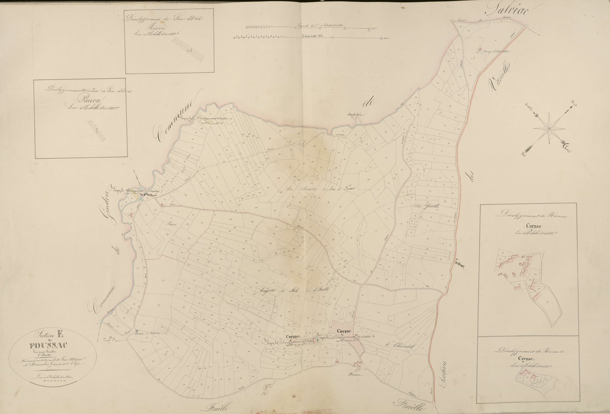 section E de Foussac, 1ère feuille