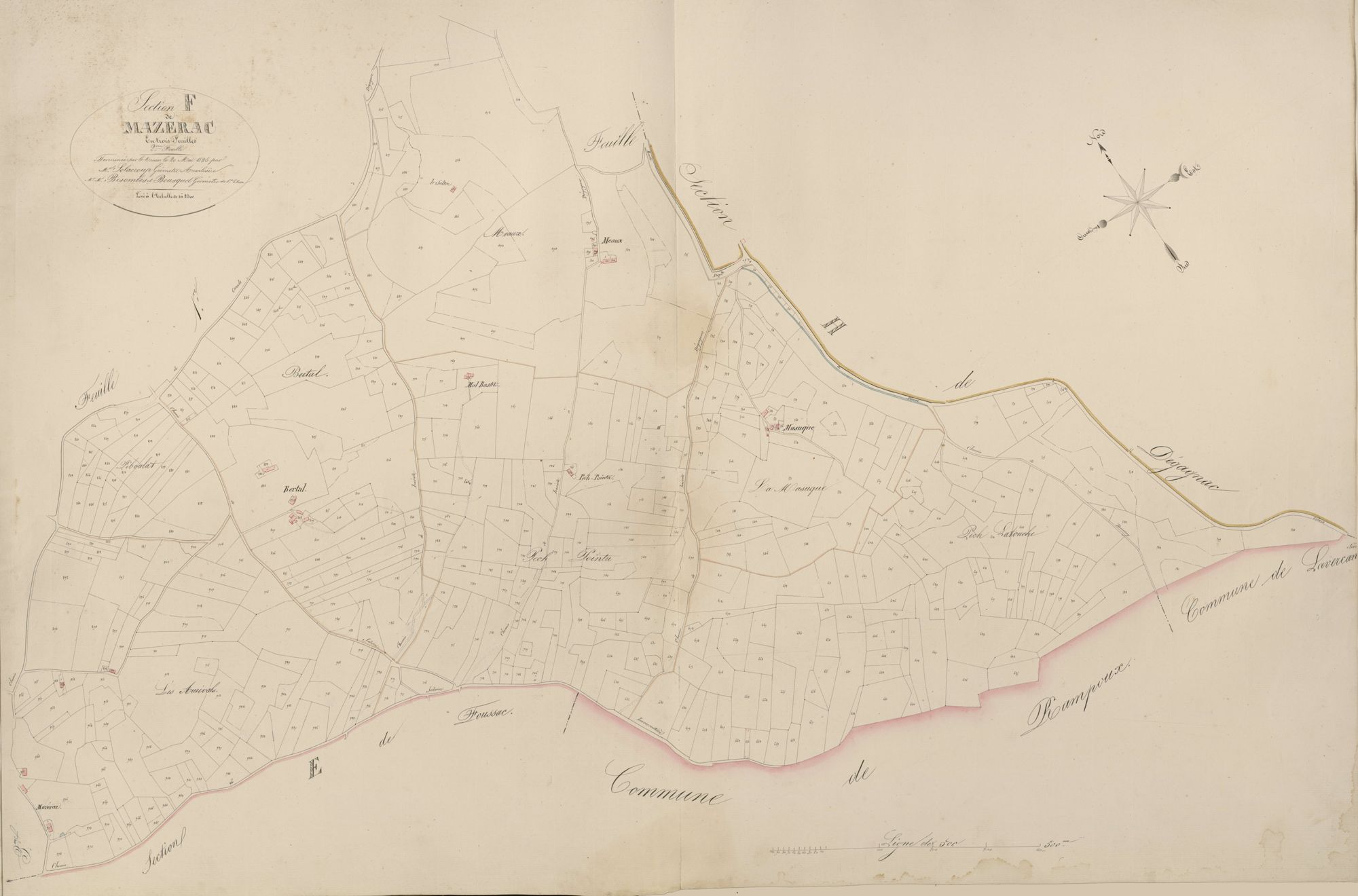 section F de Mazerac, 2ème feuille