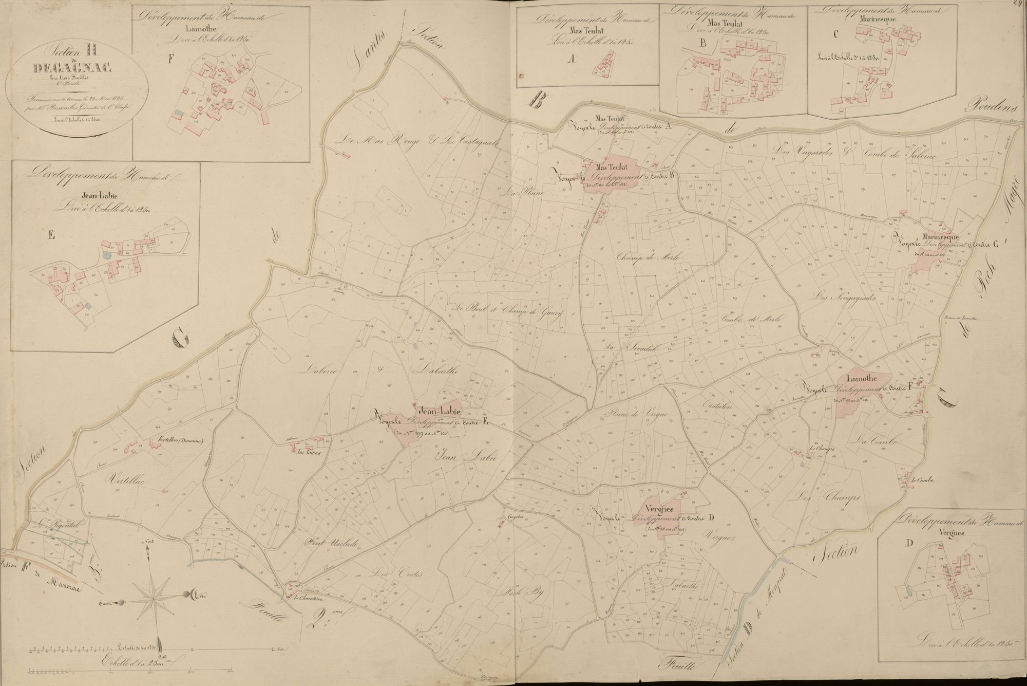 section H de Dégagnac, 1ère feuille