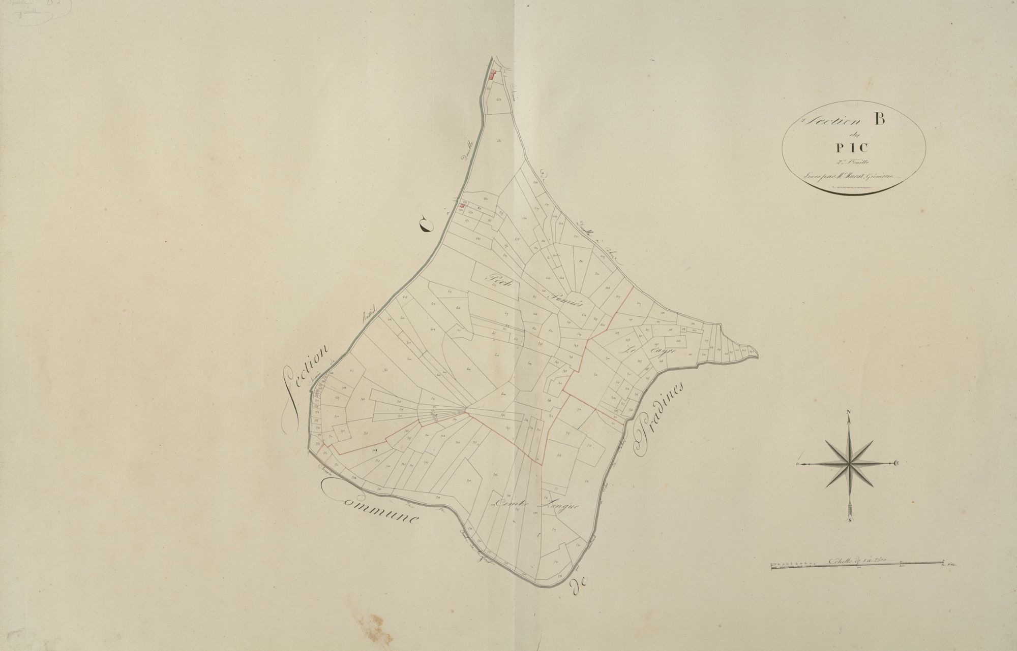 section B du Pic, 2ème feuille