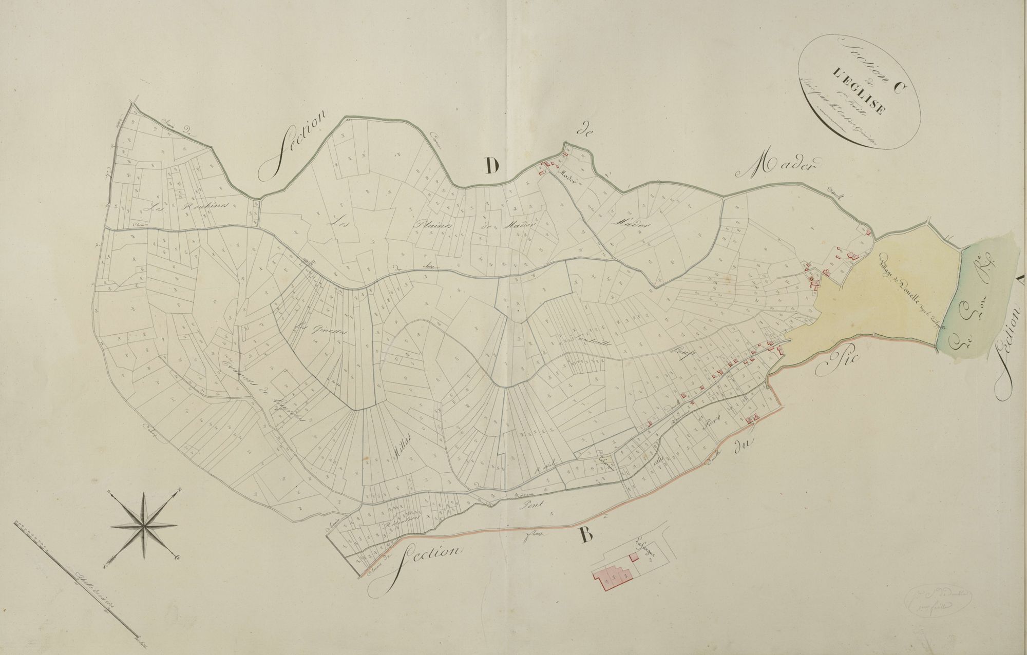 section C de l'Eglise, 1ère feuille