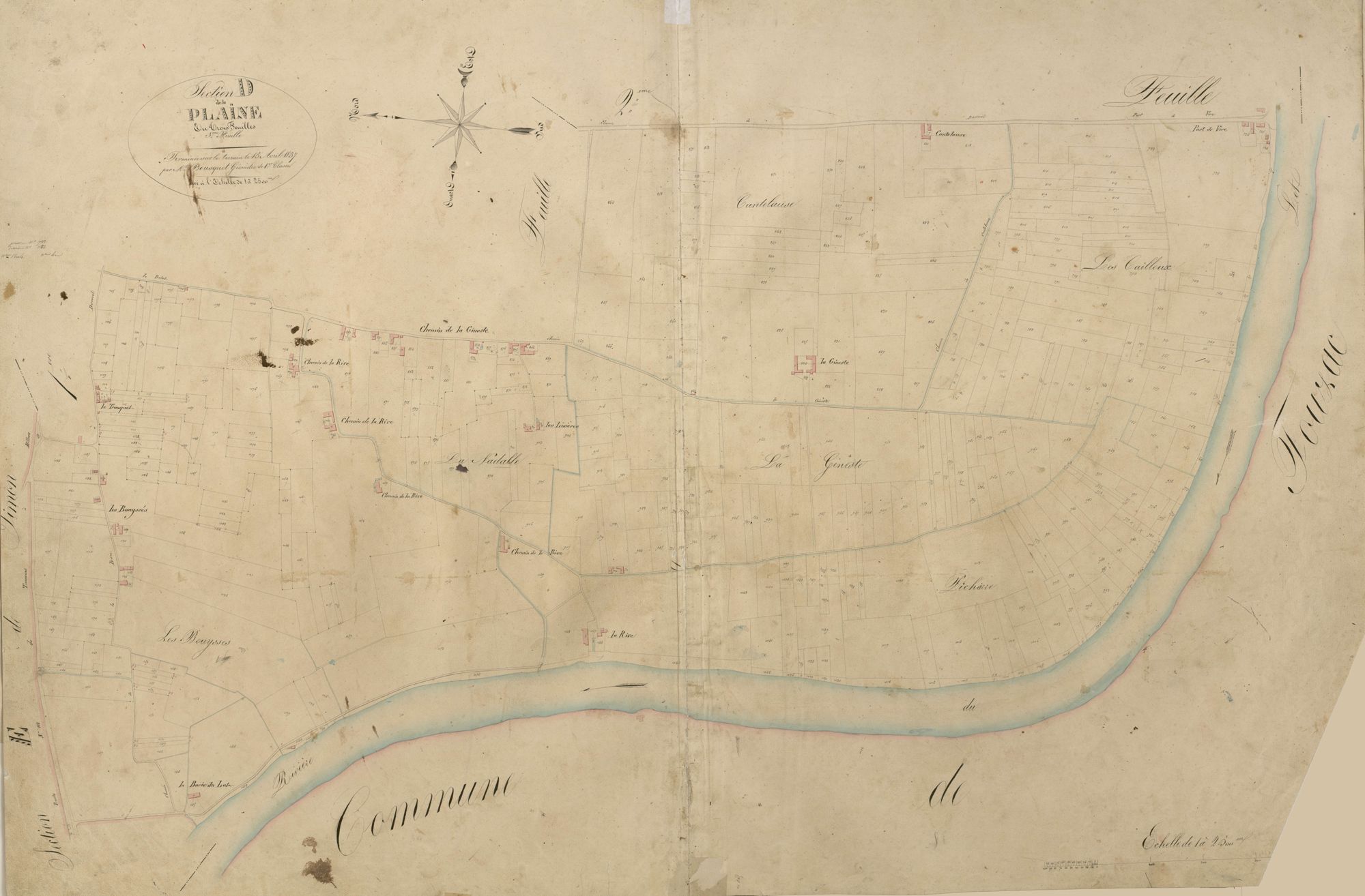 section D de la Plaine, 3ème feuille