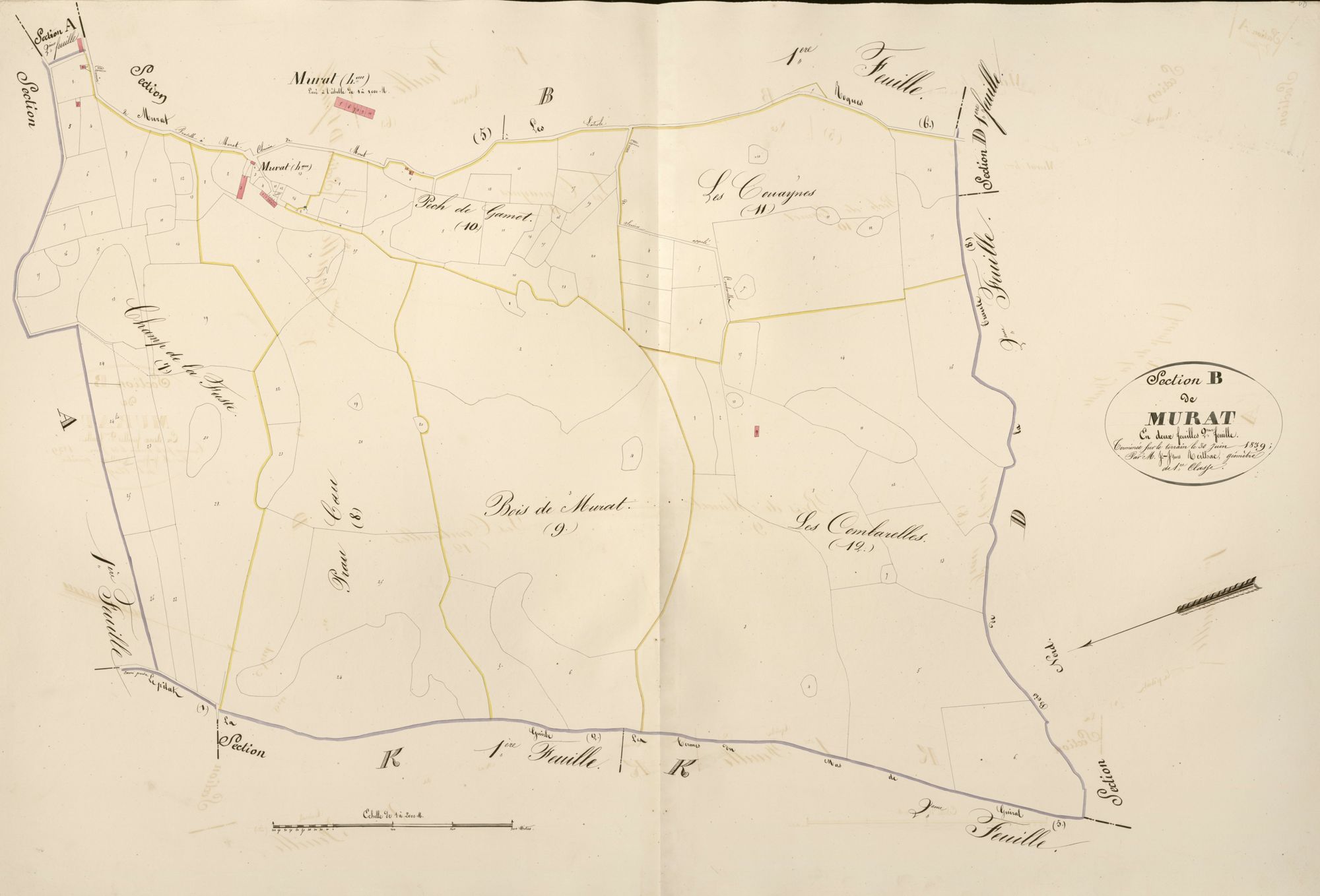 section B de Murat, 2ème feuille