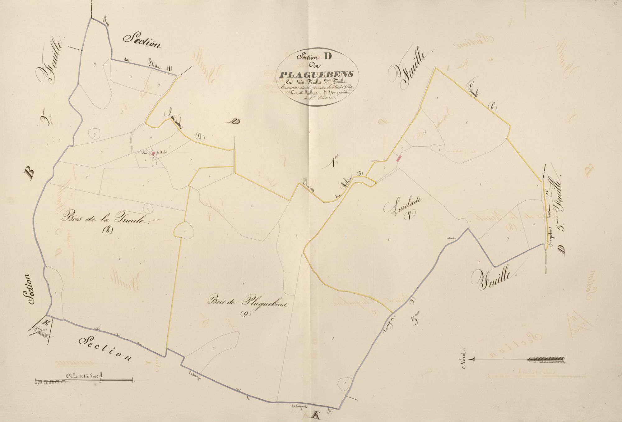 section D de Plaguebens, 2ème feuille
