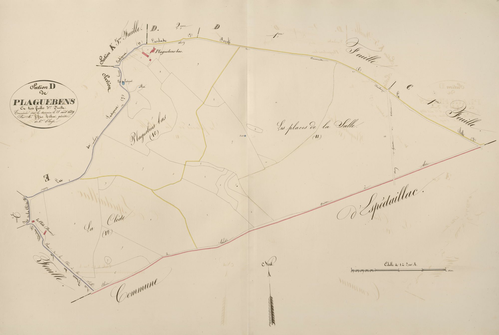 section D de Plaguebens, 3ème feuille