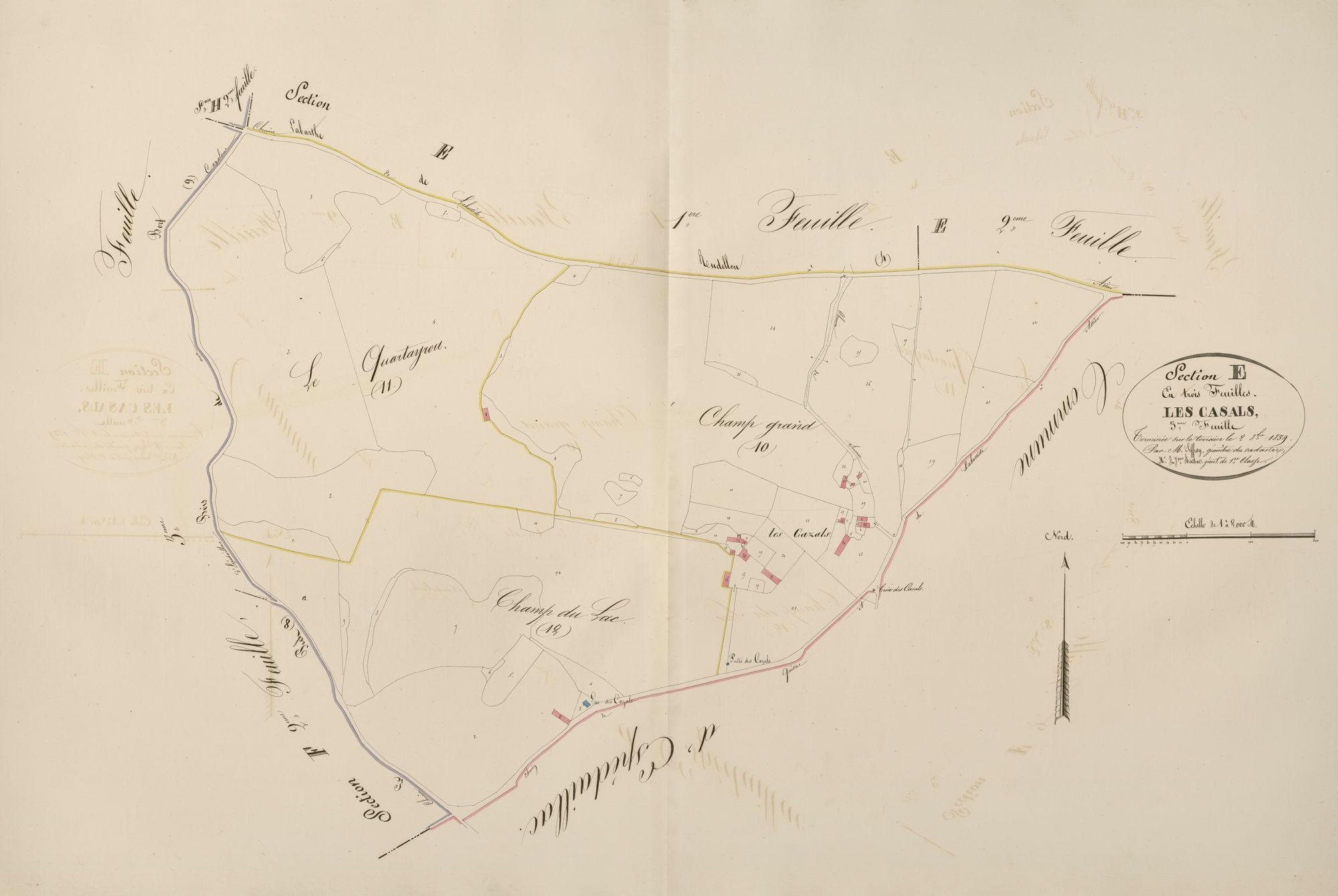 section E des Casals, 3ème feuille