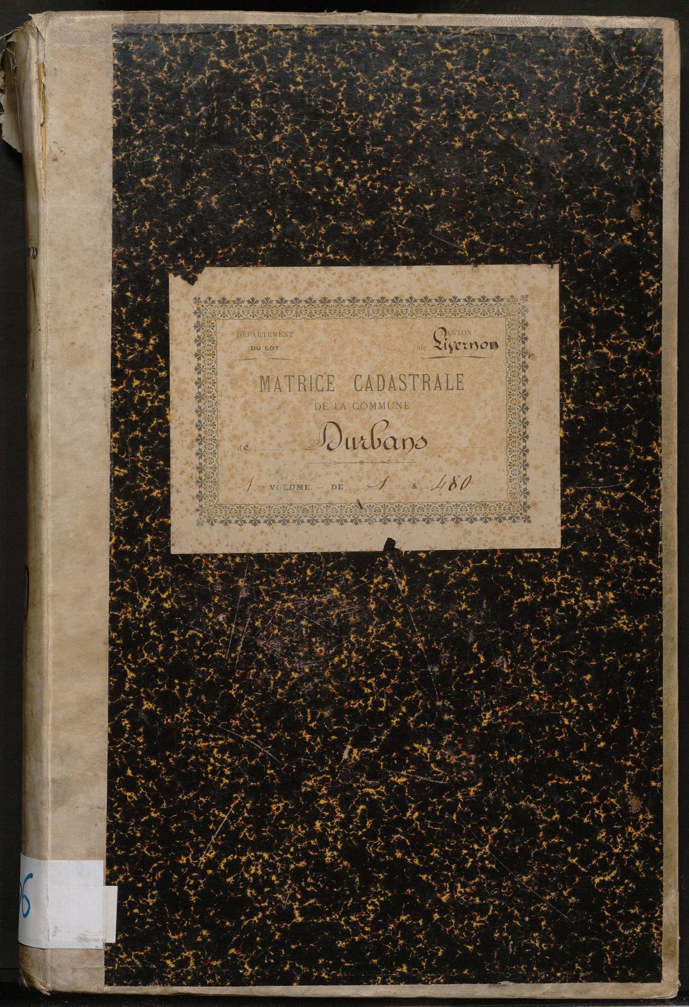 Folios 1-480. Augmentations et diminutions (1842-1914)