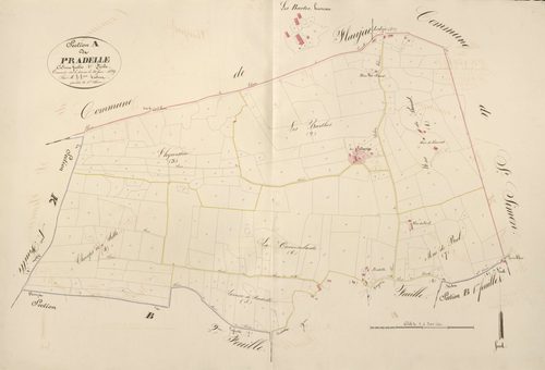 section A de Pradelle, 1ère feuille
