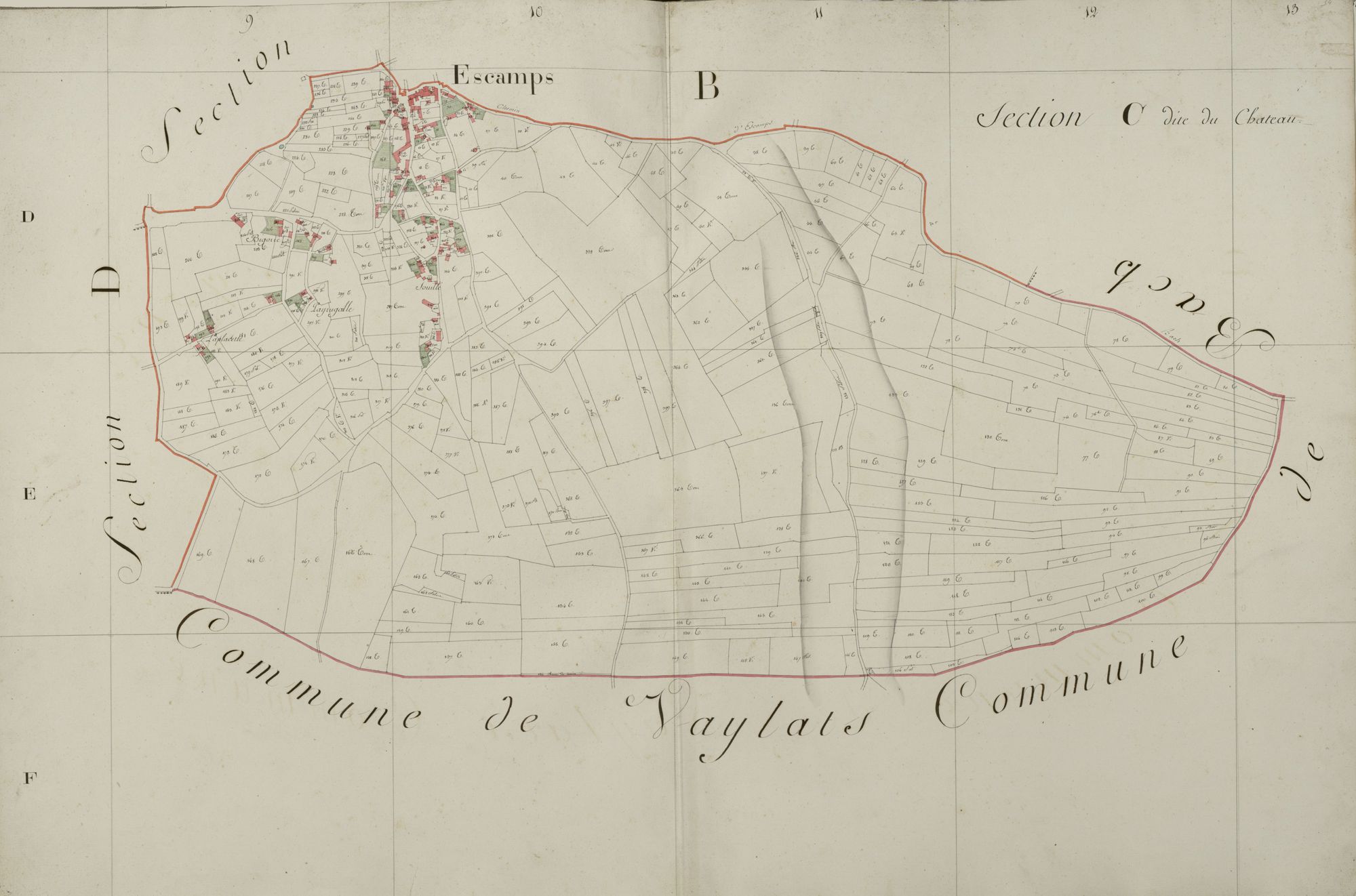 section C du Château, 1ère feuille