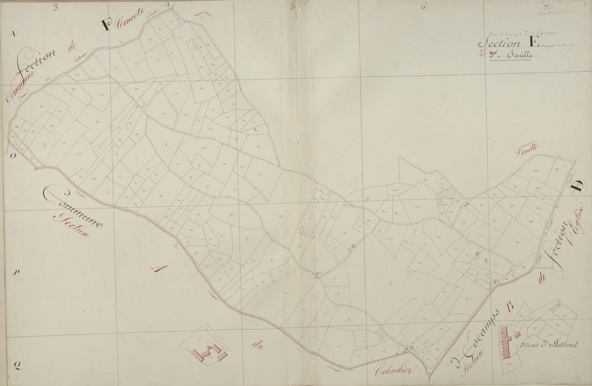 section E du Mas d'Assoul, 2ème feuille