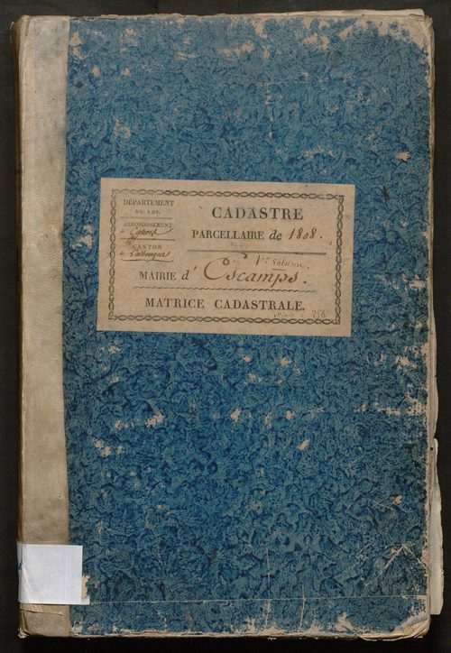 Folios 1-258. Augmentations et diminutions (1869-1914)