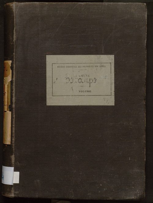 Folios 1-494. Augmentations et diminutions (1913-1931)
