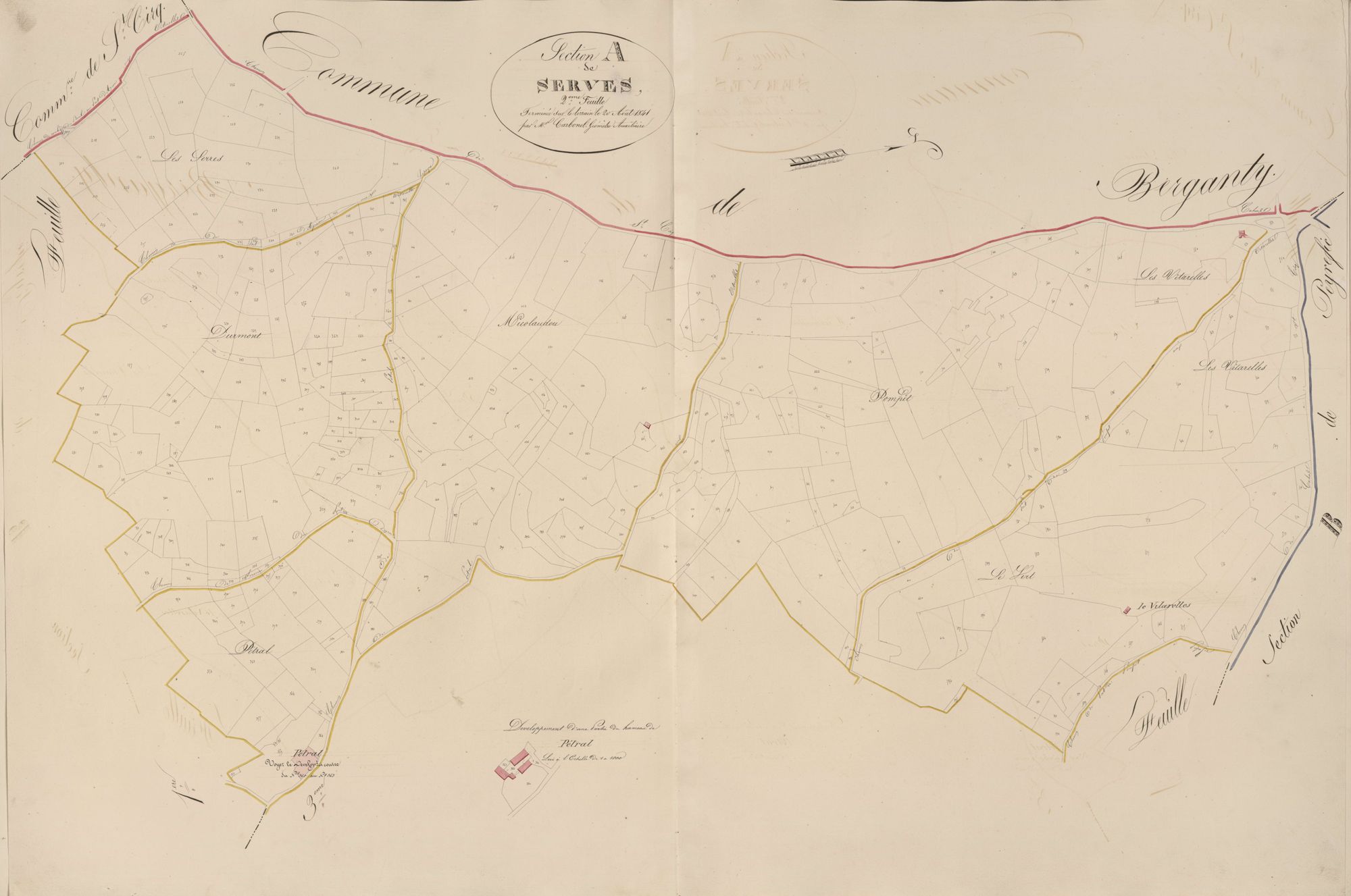 section A de Serves, 2ème feuille