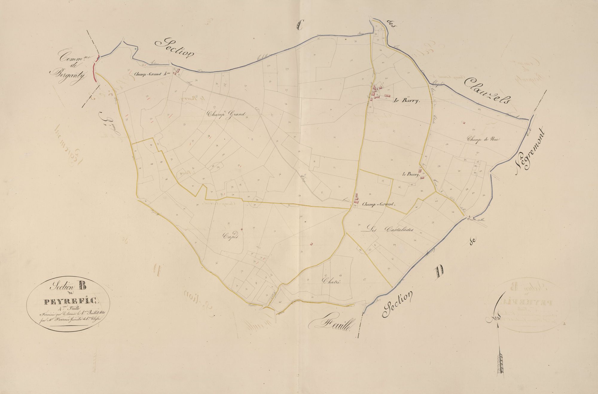 section B de Peyrefic, 4ème feuille