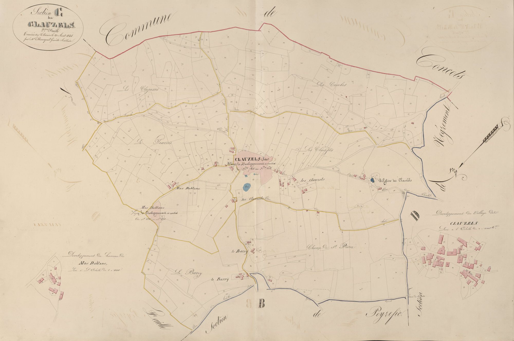section C des Clauzels, 2ème feuille