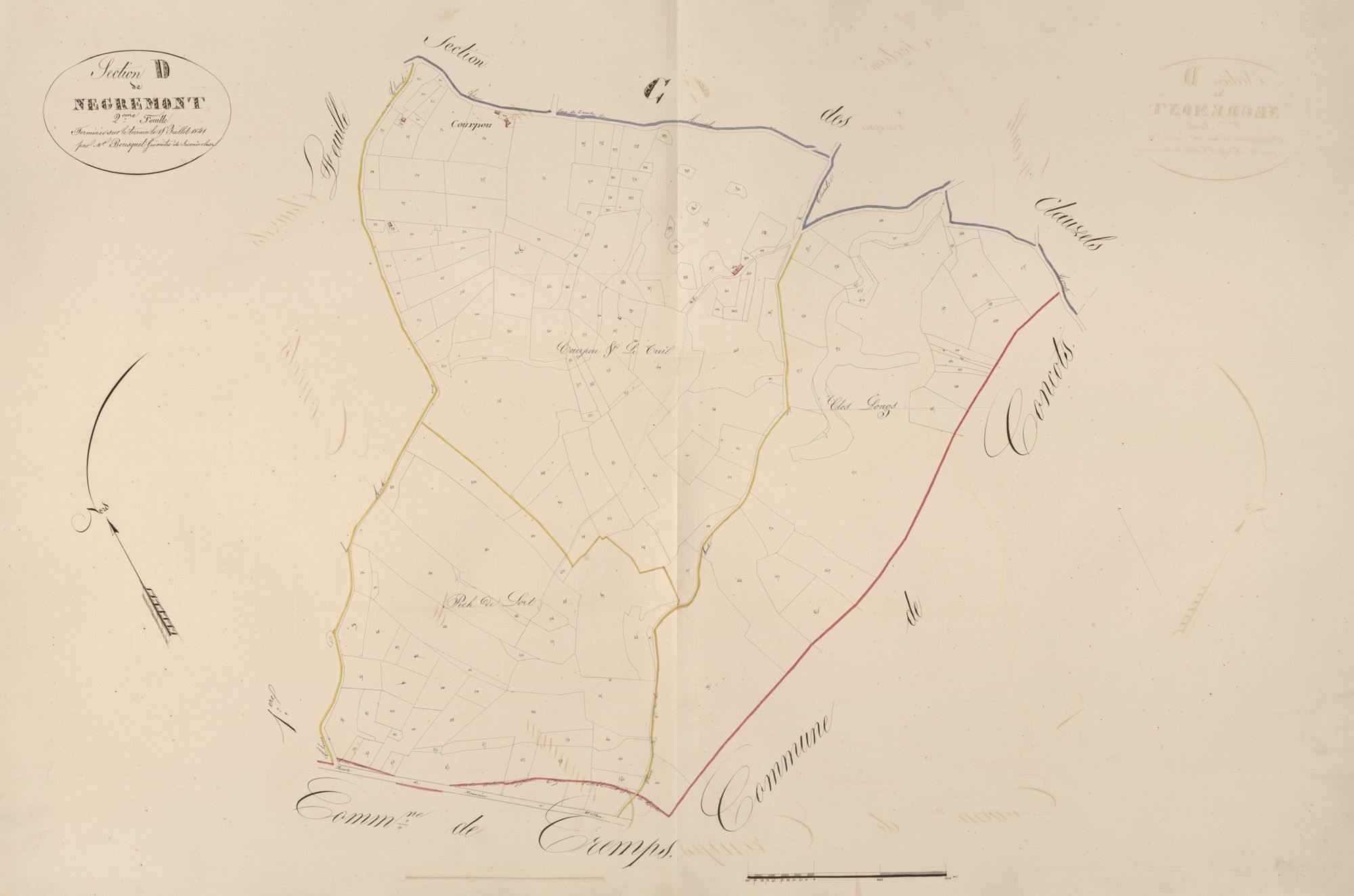section D de Négremont, 2ème feuille