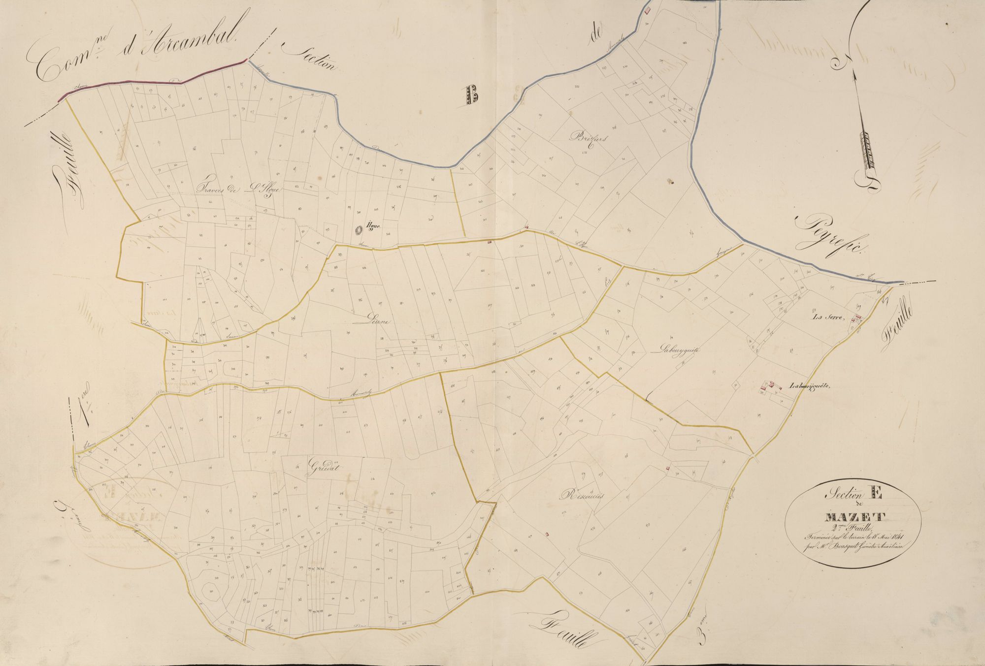 section E de Mazet, 2ème feuille
