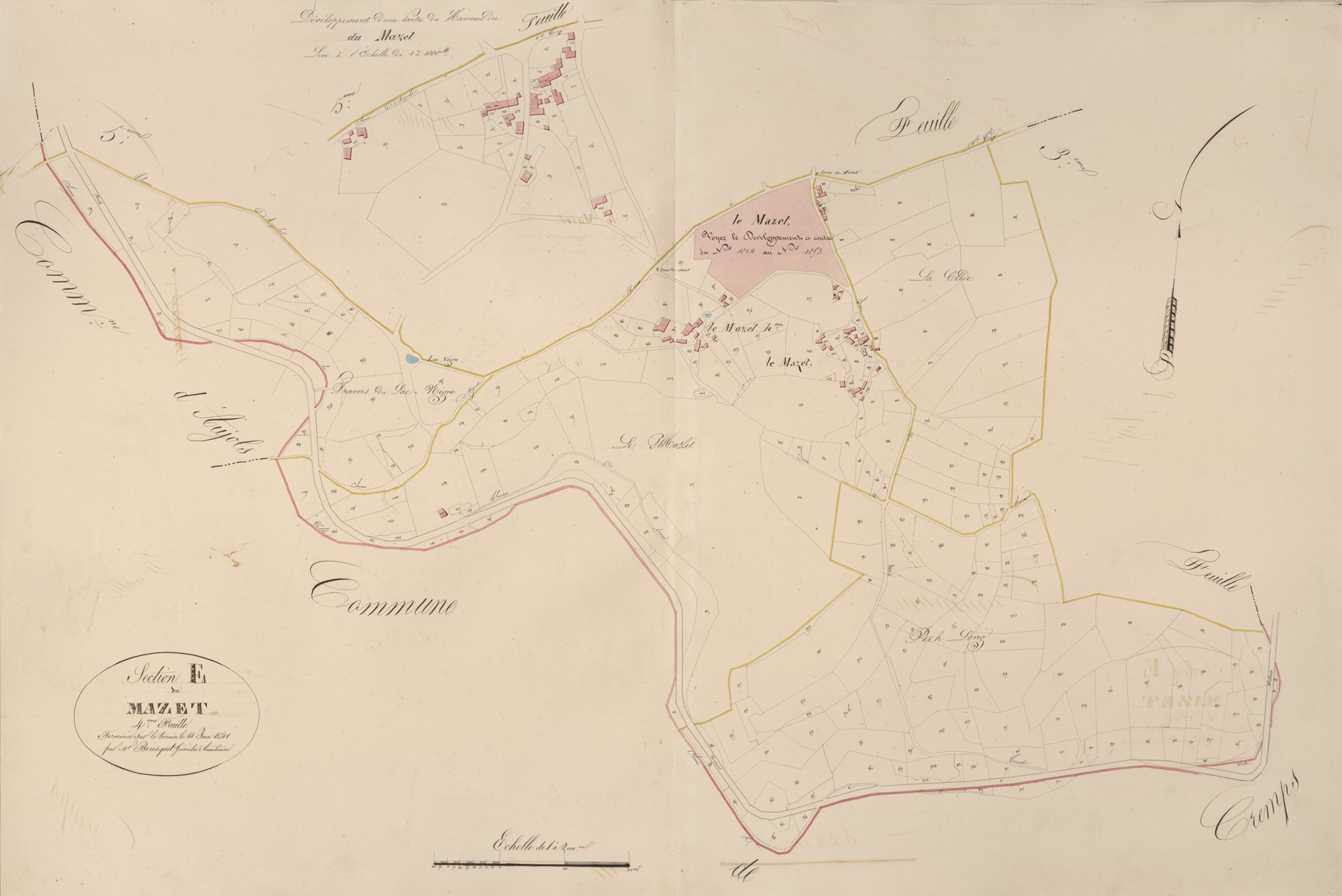section E de Mazet, 4ème feuille