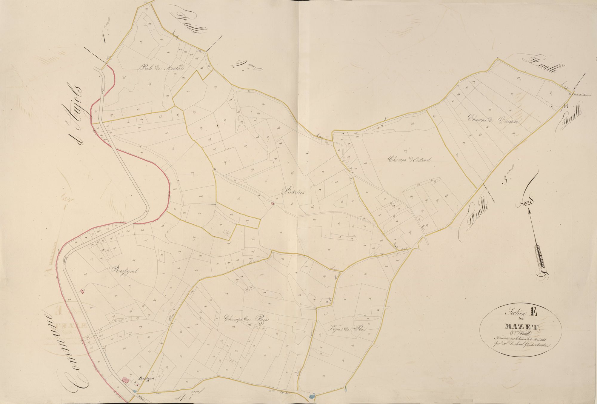 section E de Mazet, 5ème feuille