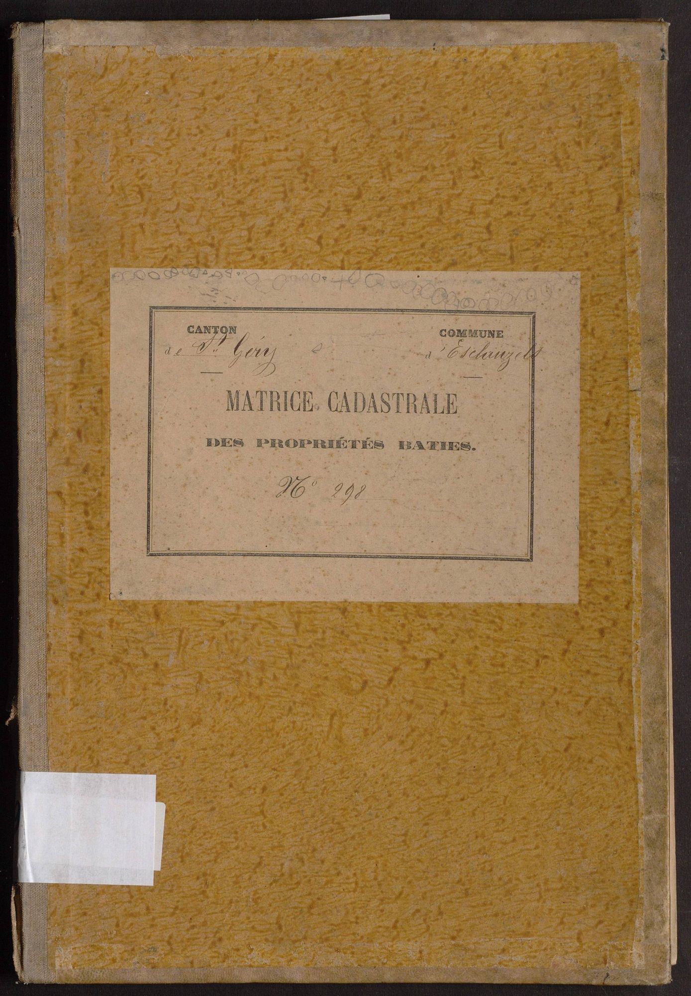 Cases 1-154. Augmentations et diminutions (1880-1891)