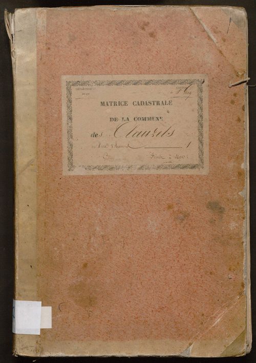 Folios 1-400. Augmentations et diminutions (1844-1914)