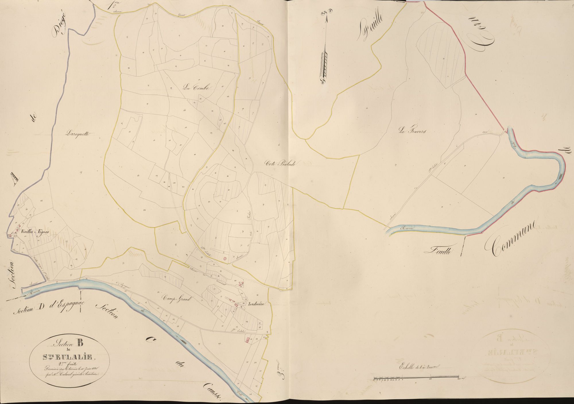 section B de Sainte-Eulalie, 2ème feuille
