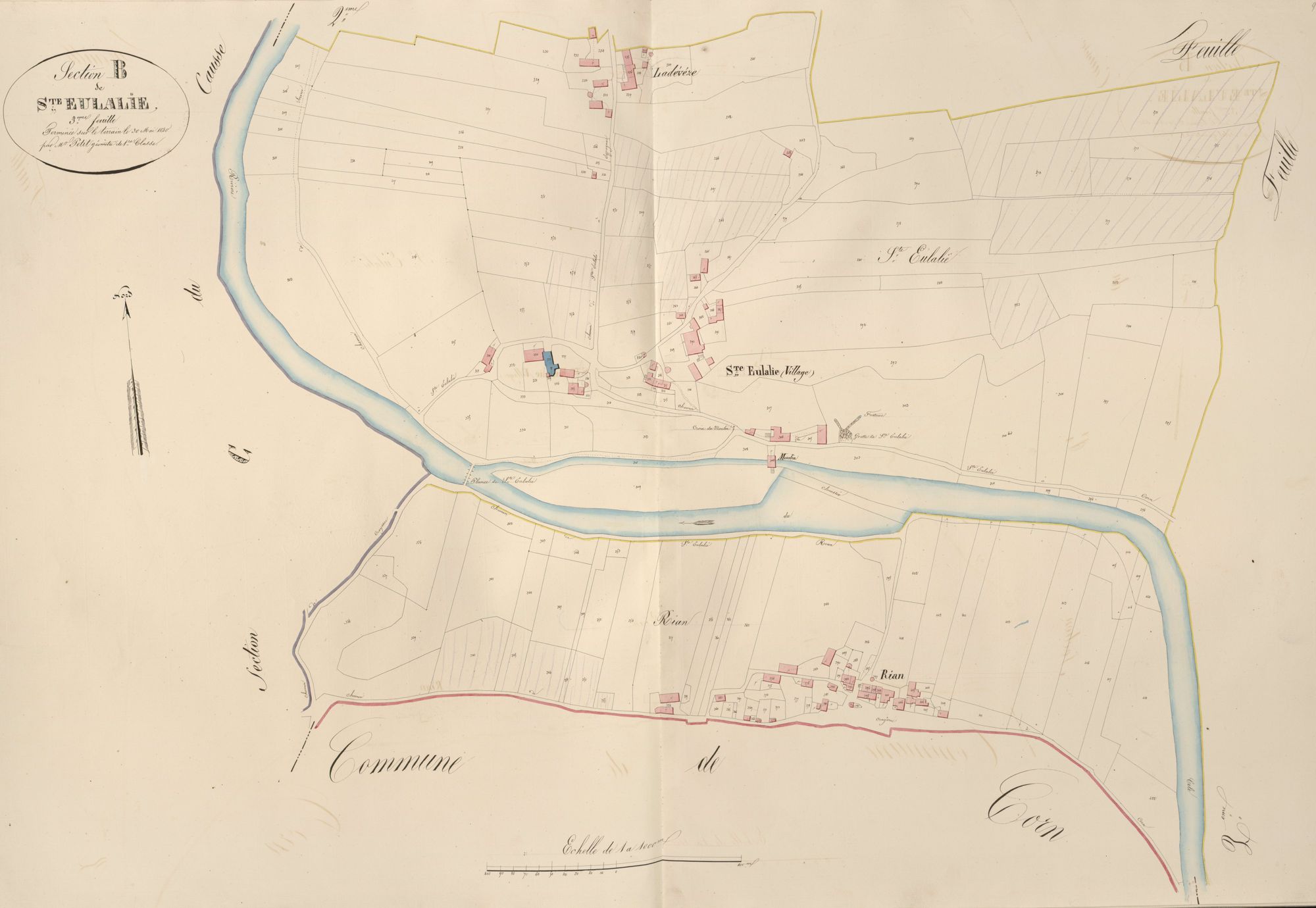 section B de Sainte-Eulalie, 3ème feuille