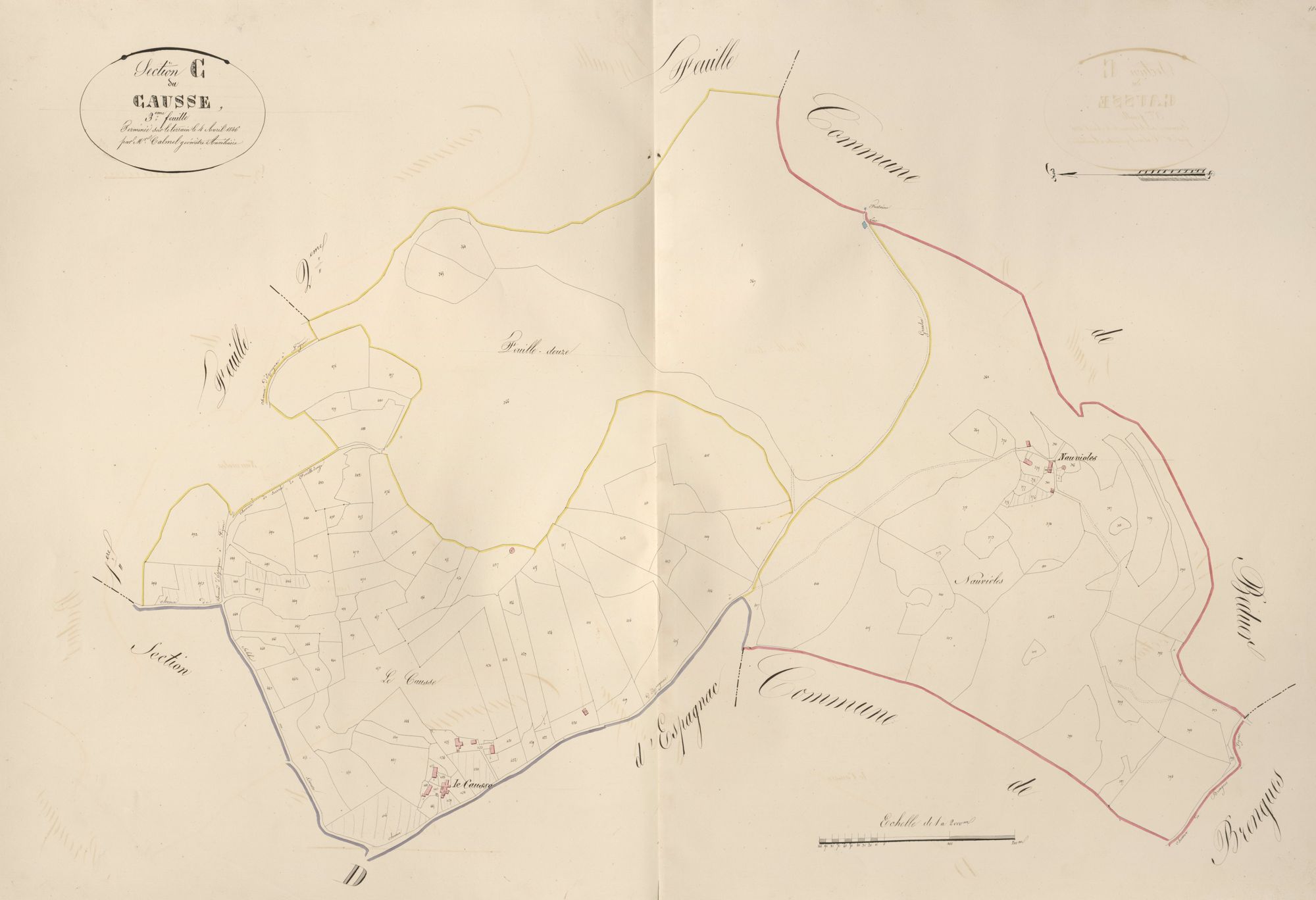 section C du Causse, 3ème feuille