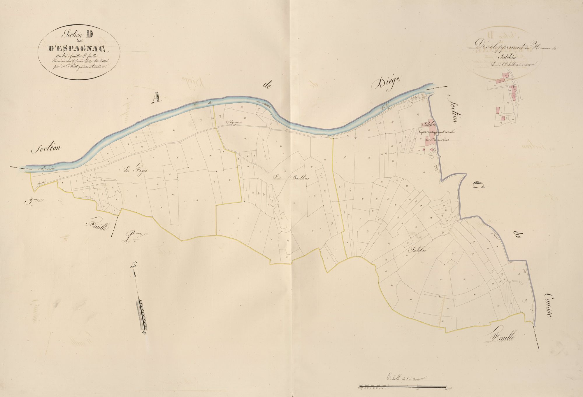 section D d'Espagnac, 1ère feuille