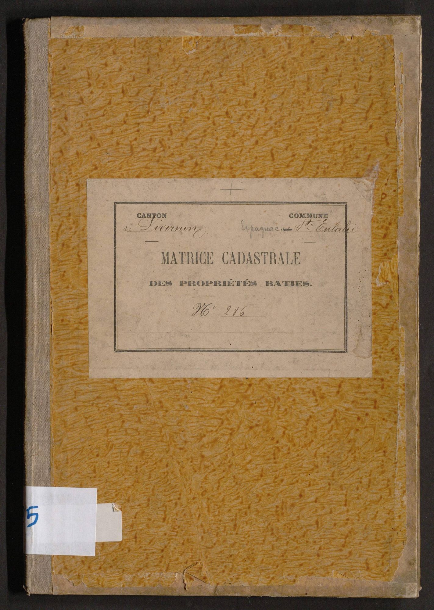Cases 1-122. Augmentations et diminutions (1882-1889)
