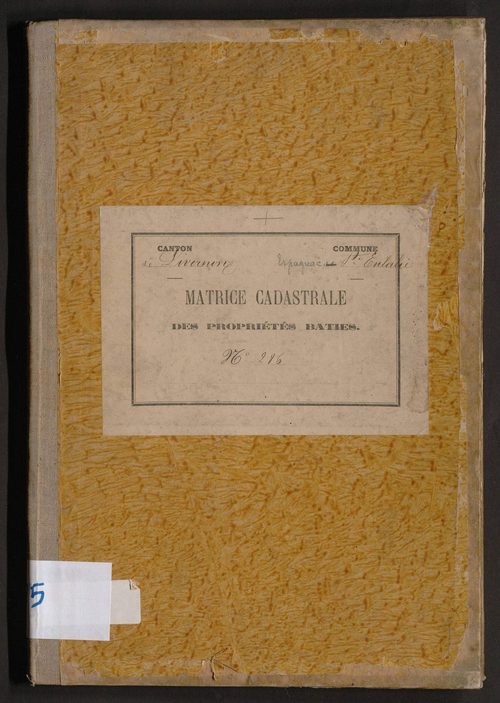 Cases 1-122. Augmentations et diminutions (1882-1889)