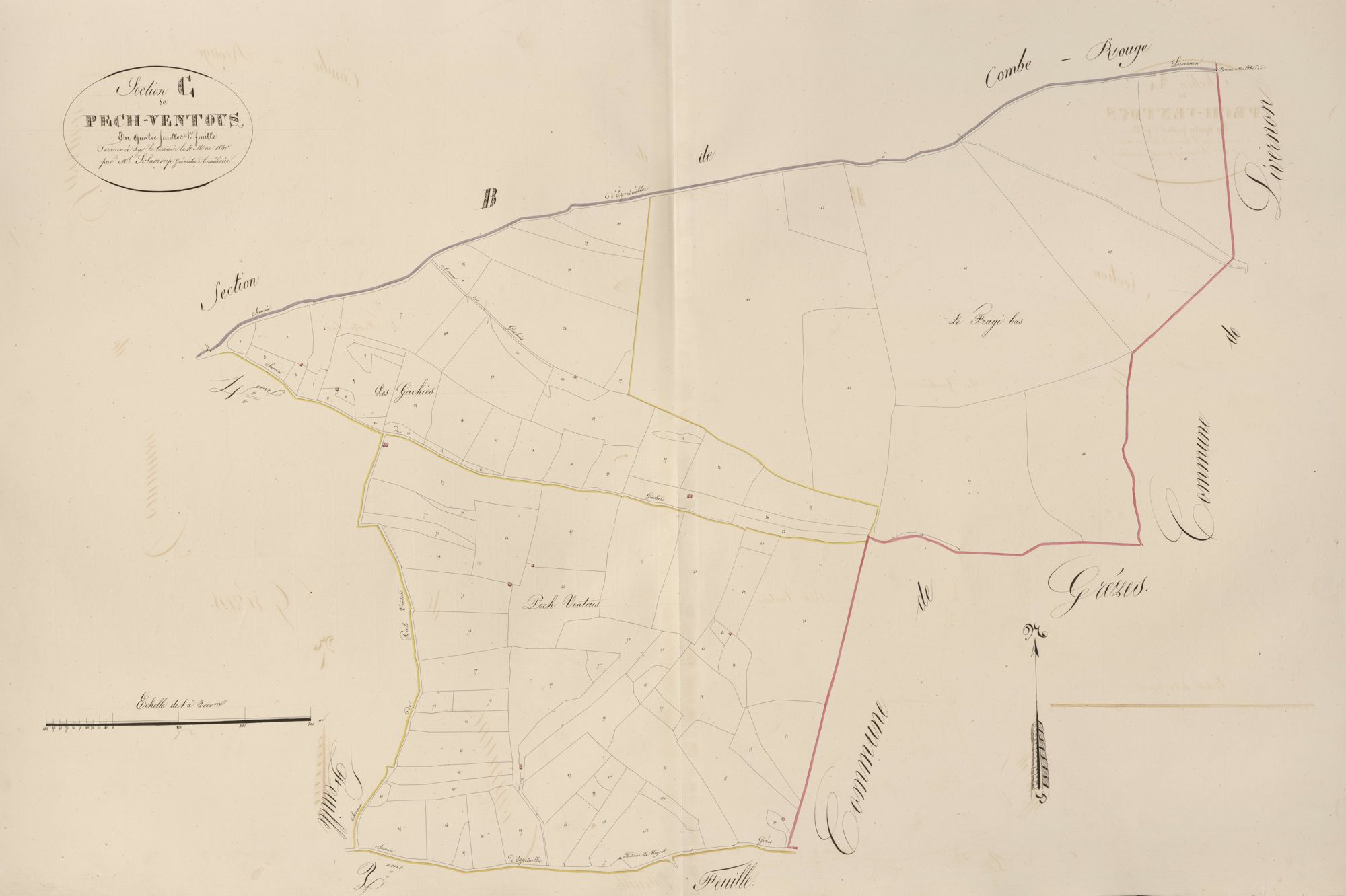 section C de Mas Ventous, 1ère feuille