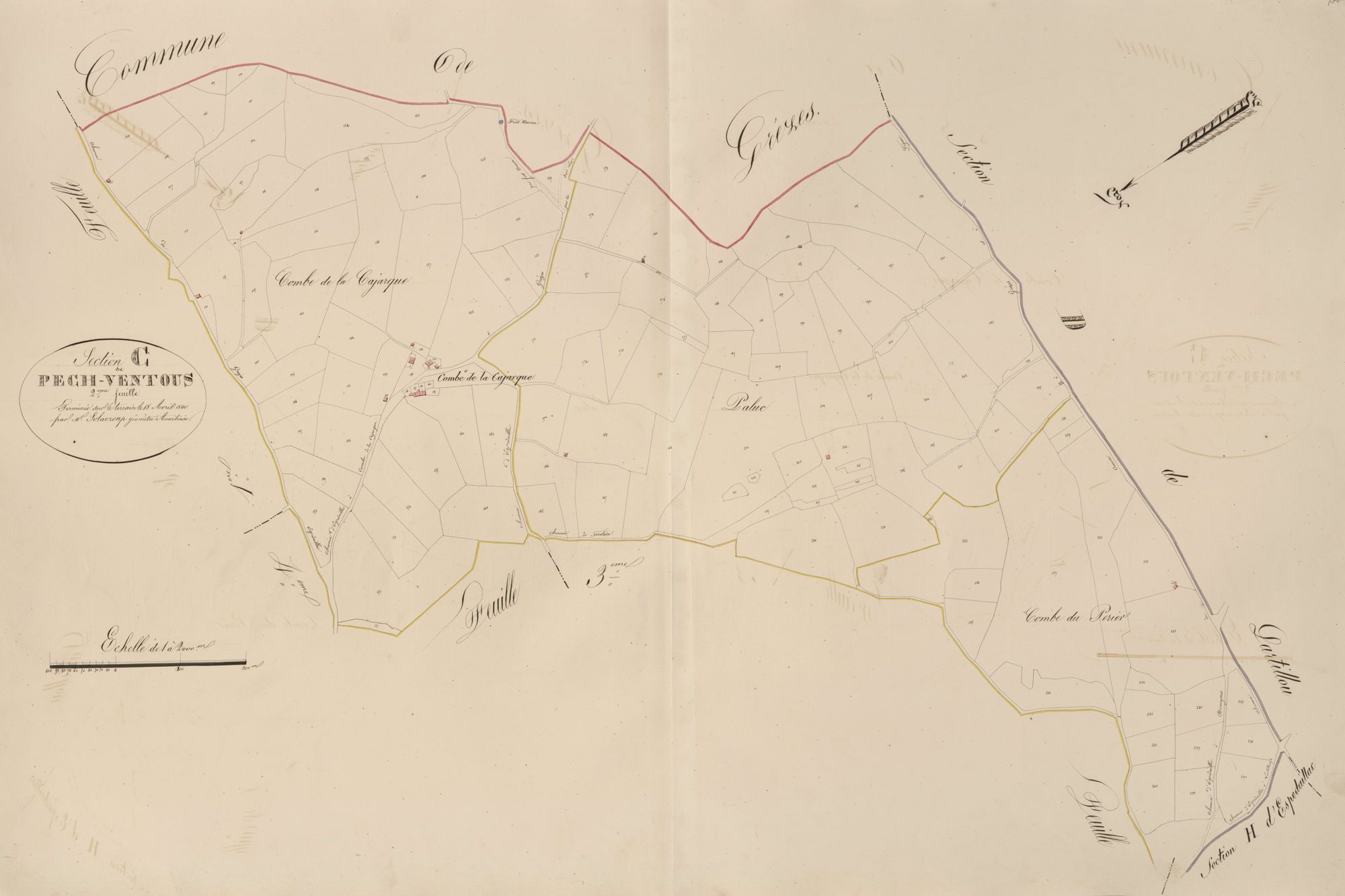 section C de Mas Ventous, 2ème feuille