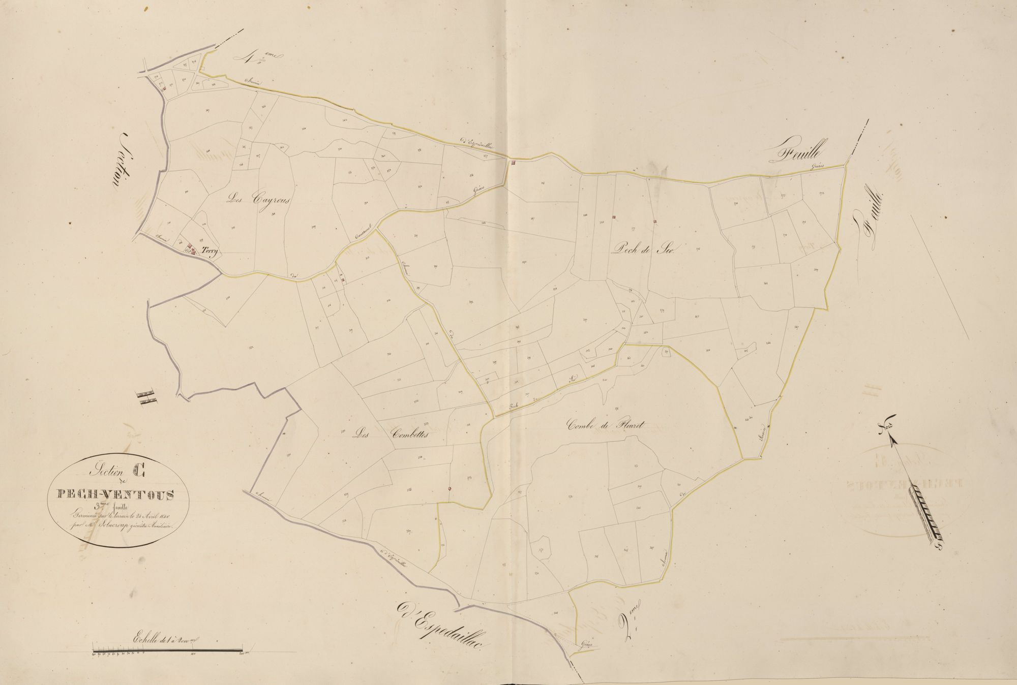 section C de Mas Ventous, 3ème feuille